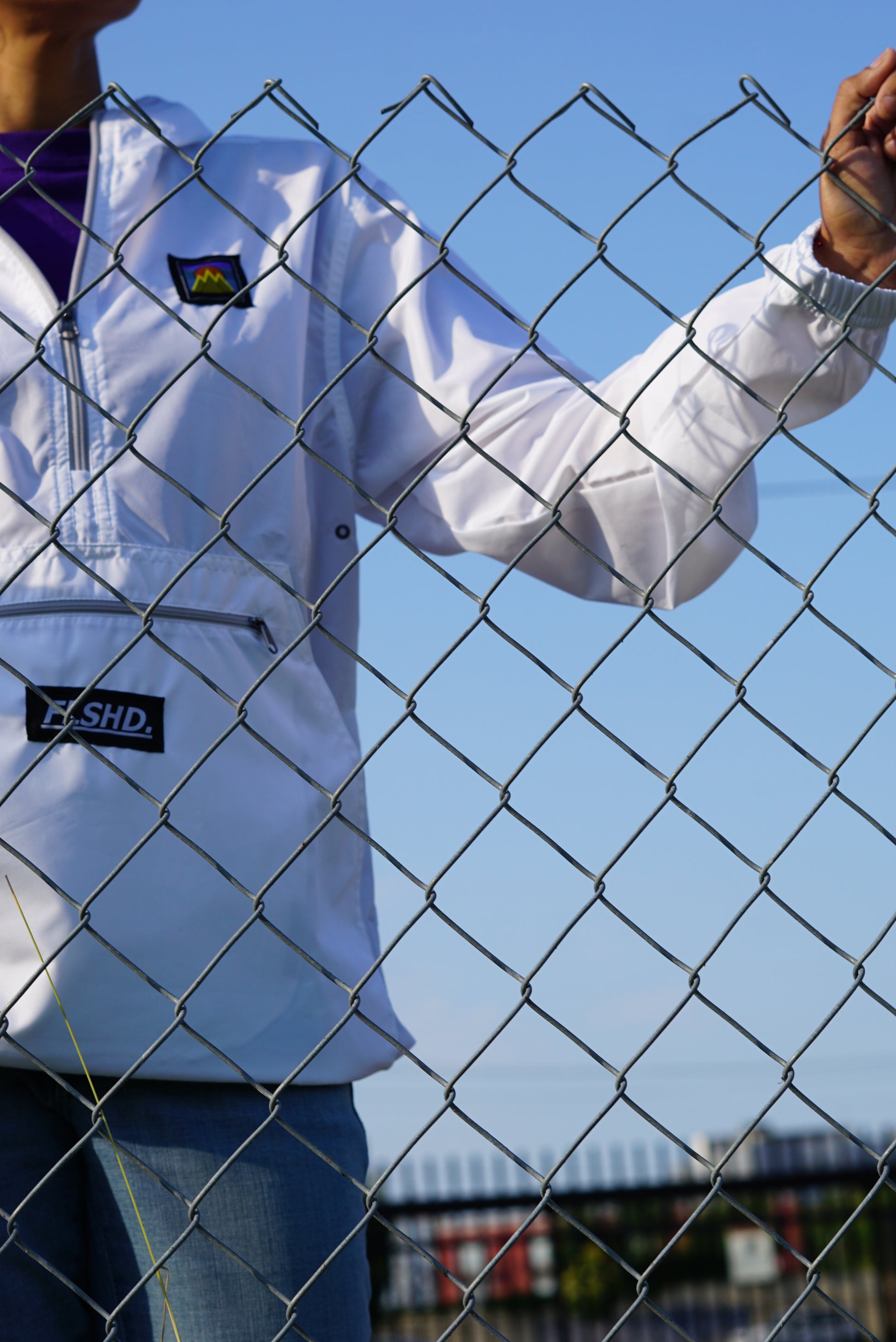 FAMILY. Quarter-Zip Pullover Windbreaker - FALSEHOOD.