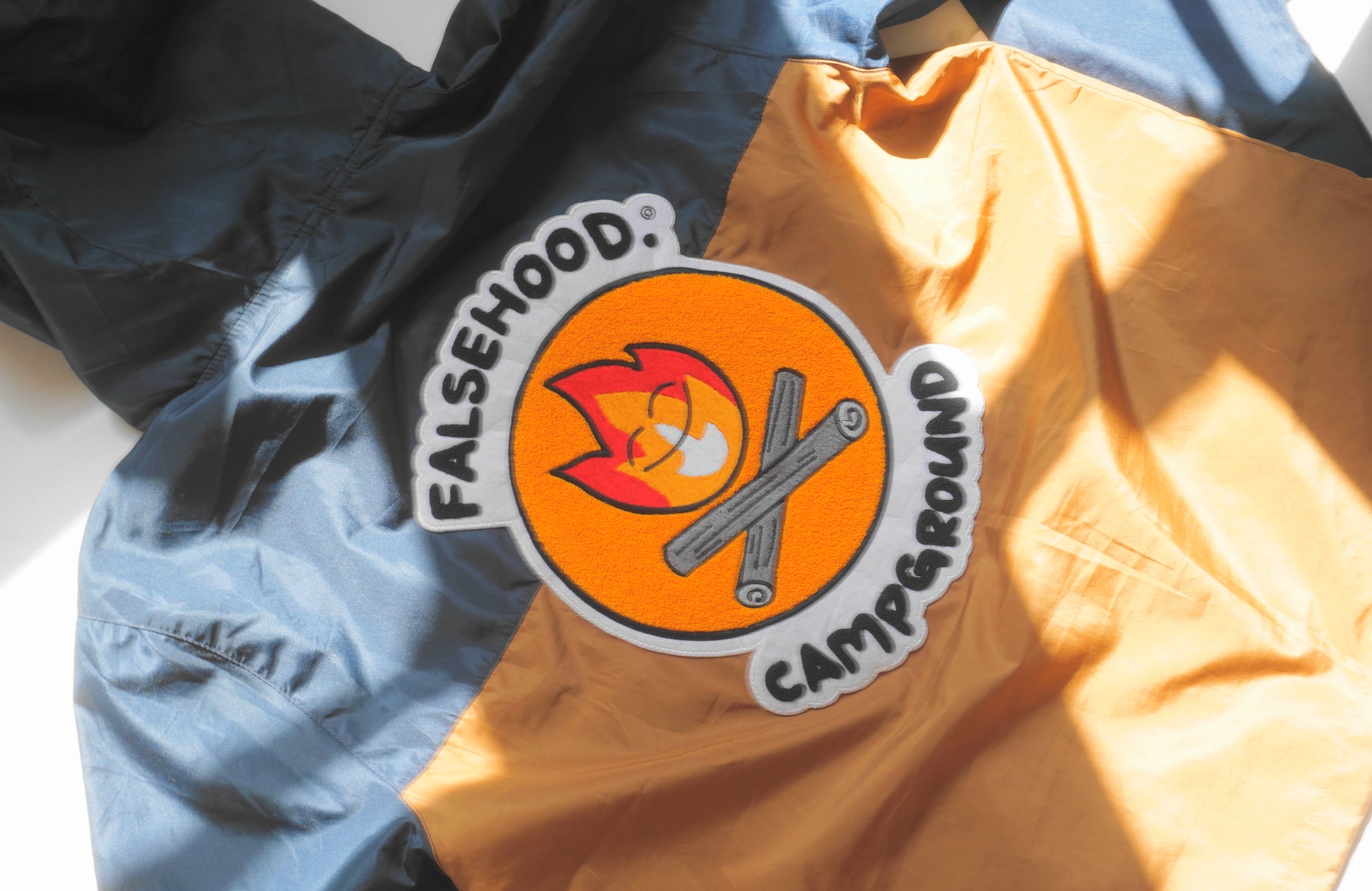 CAMPGROUND. Full-Zip Windbreaker Jacket - FALSEHOOD.