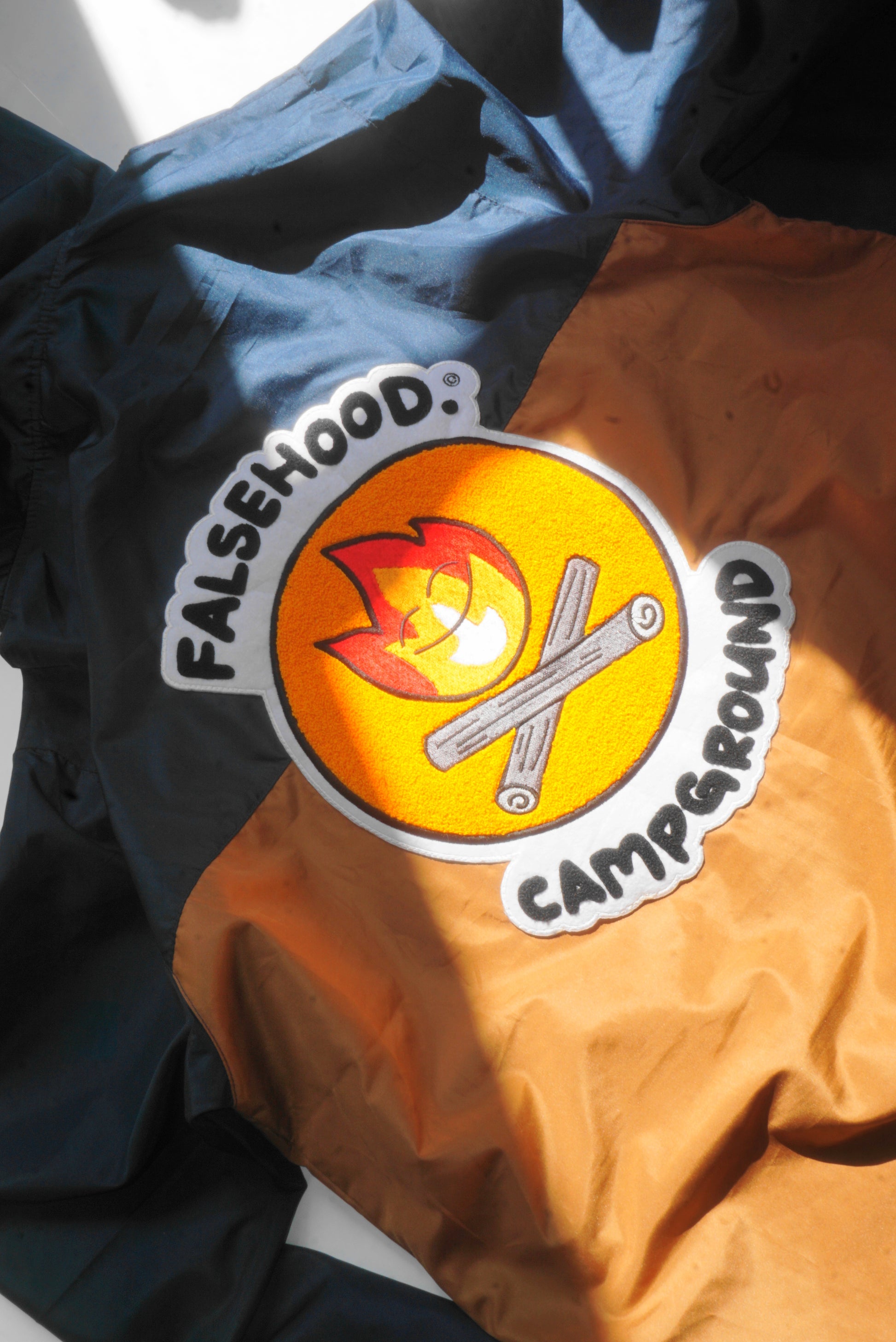 CAMPGROUND. Full-Zip Windbreaker Jacket - FALSEHOOD.