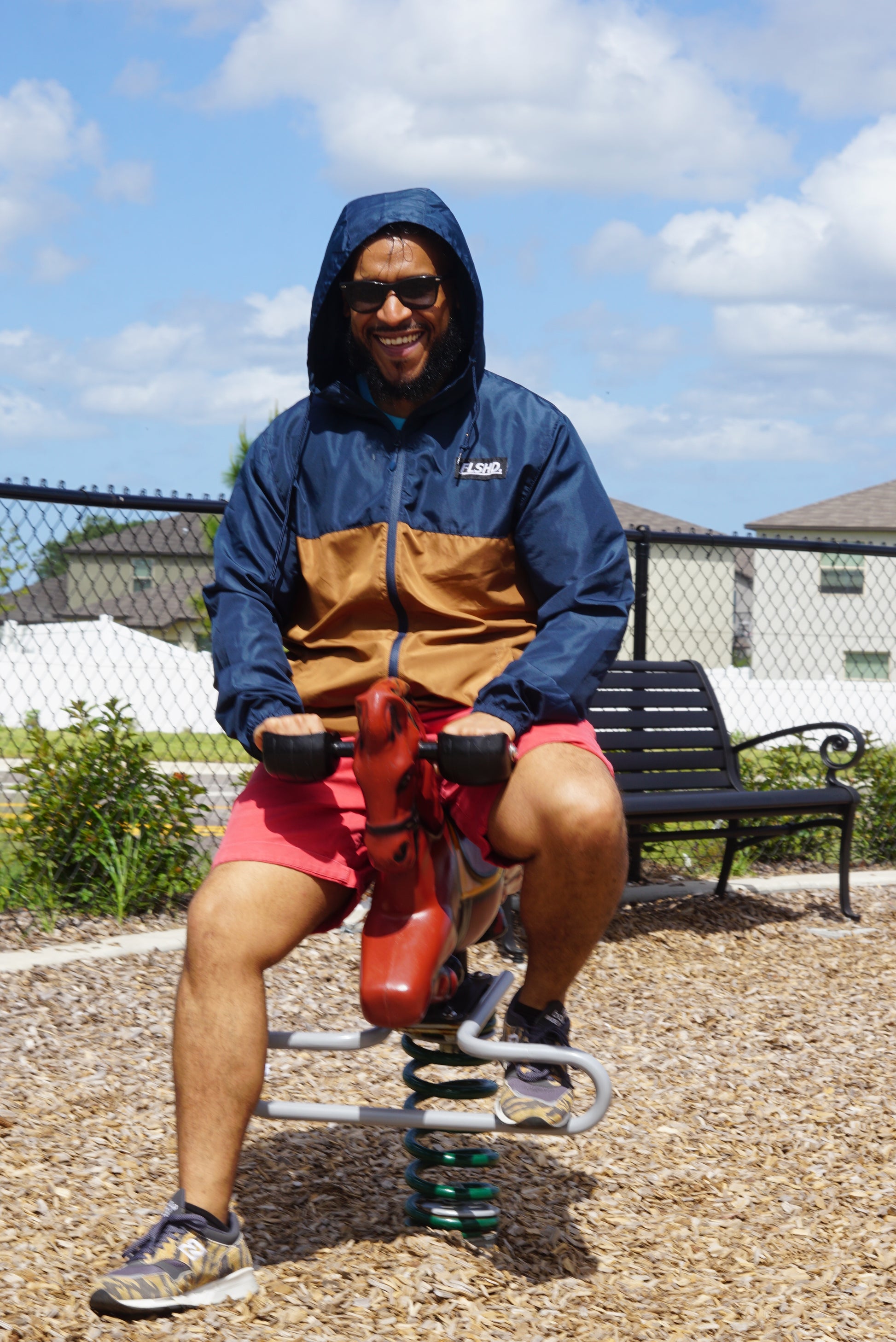 CAMPGROUND. Full-Zip Windbreaker Jacket - FALSEHOOD.
