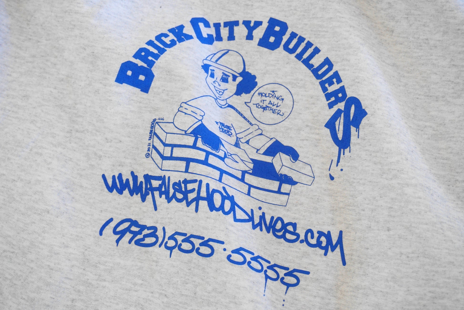 BRICK CITY BUILDERS Hoody - FALSEHOOD.