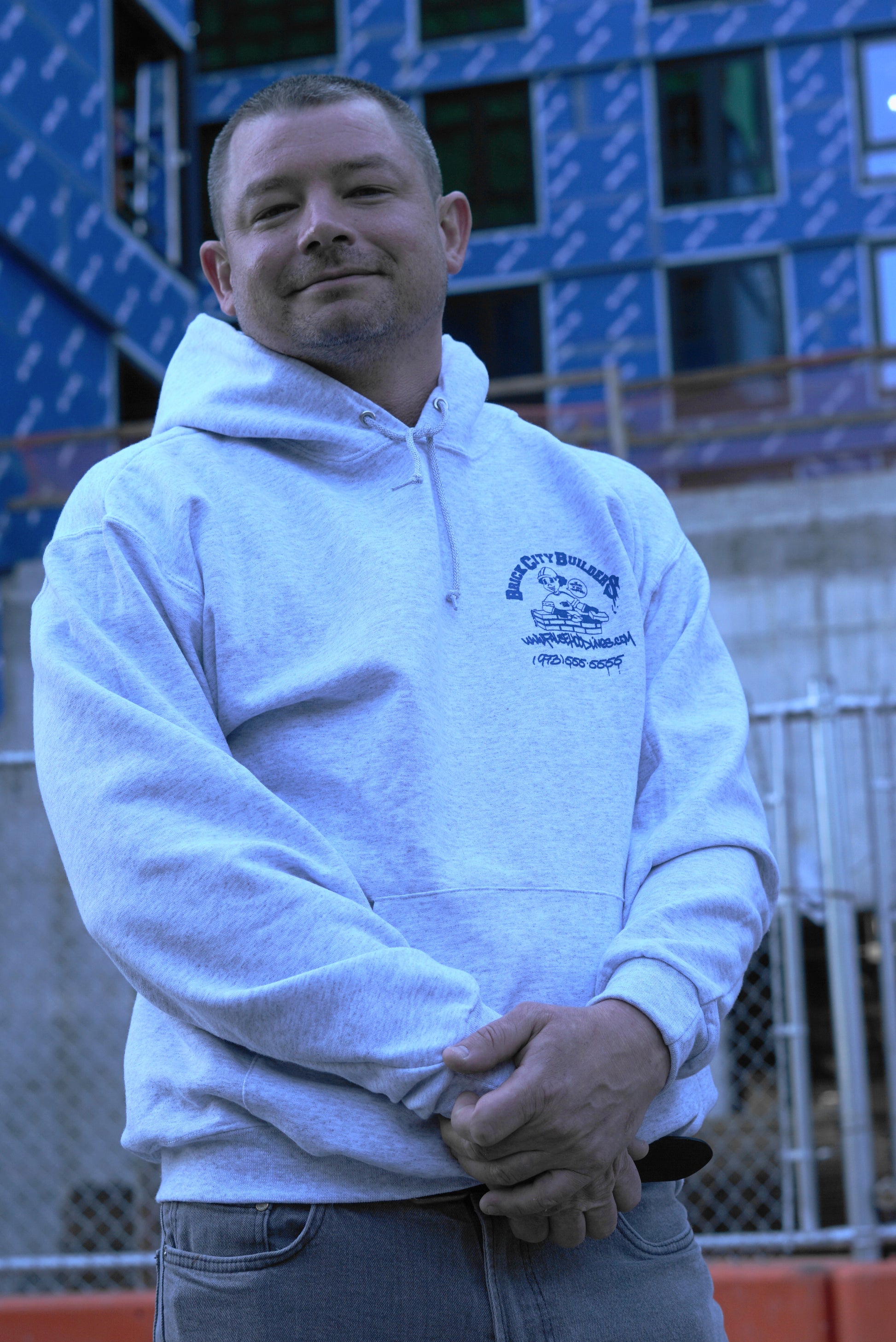 BRICK CITY BUILDERS Hoody - FALSEHOOD.