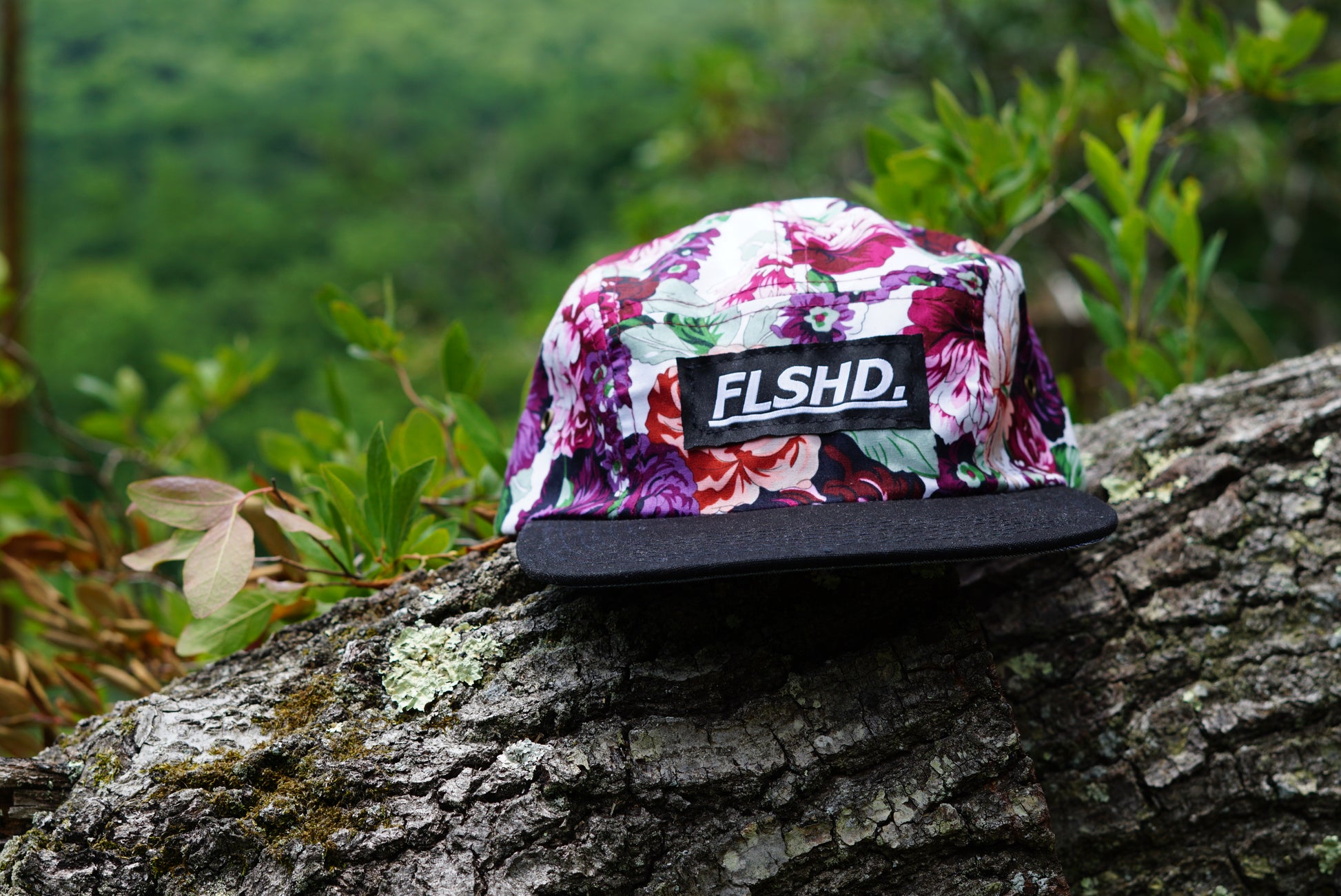 FLSHD. Box Logo Camper Cap - FALSEHOOD.