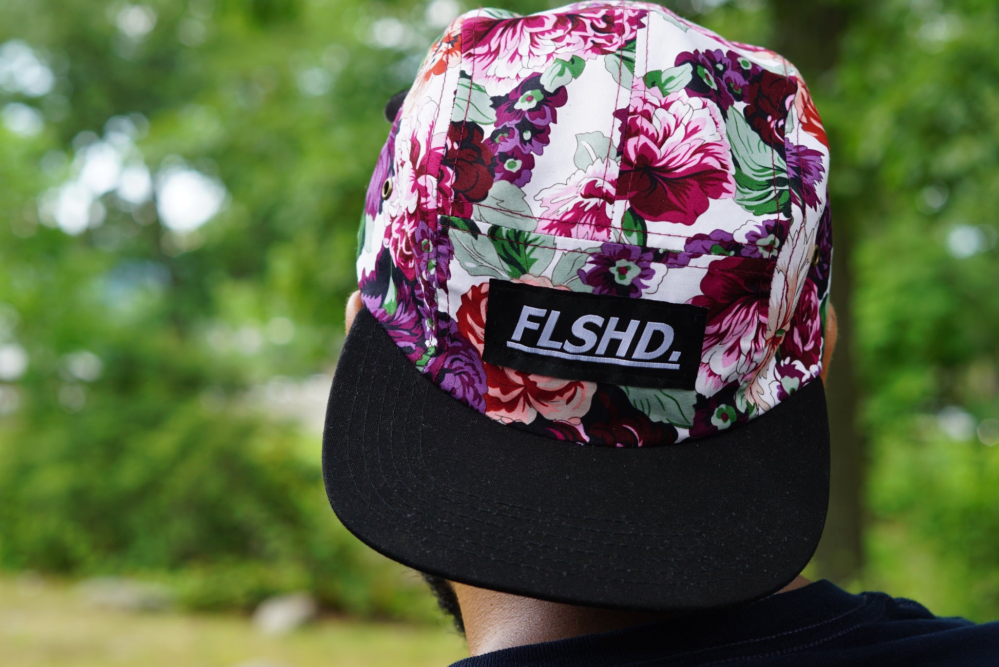 FLSHD. Box Logo Camper Cap - FALSEHOOD.
