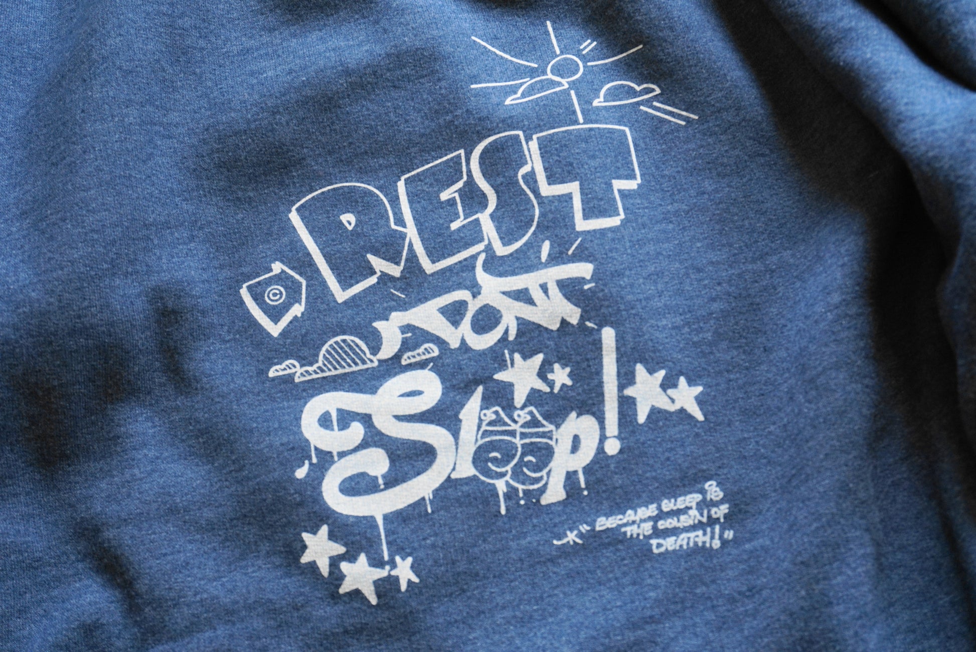 REST DON'T SLEEP! © Crewneck Sweater - FALSEHOOD.