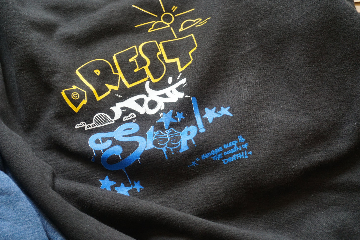 REST DON'T SLEEP! © Crewneck Sweater - FALSEHOOD.