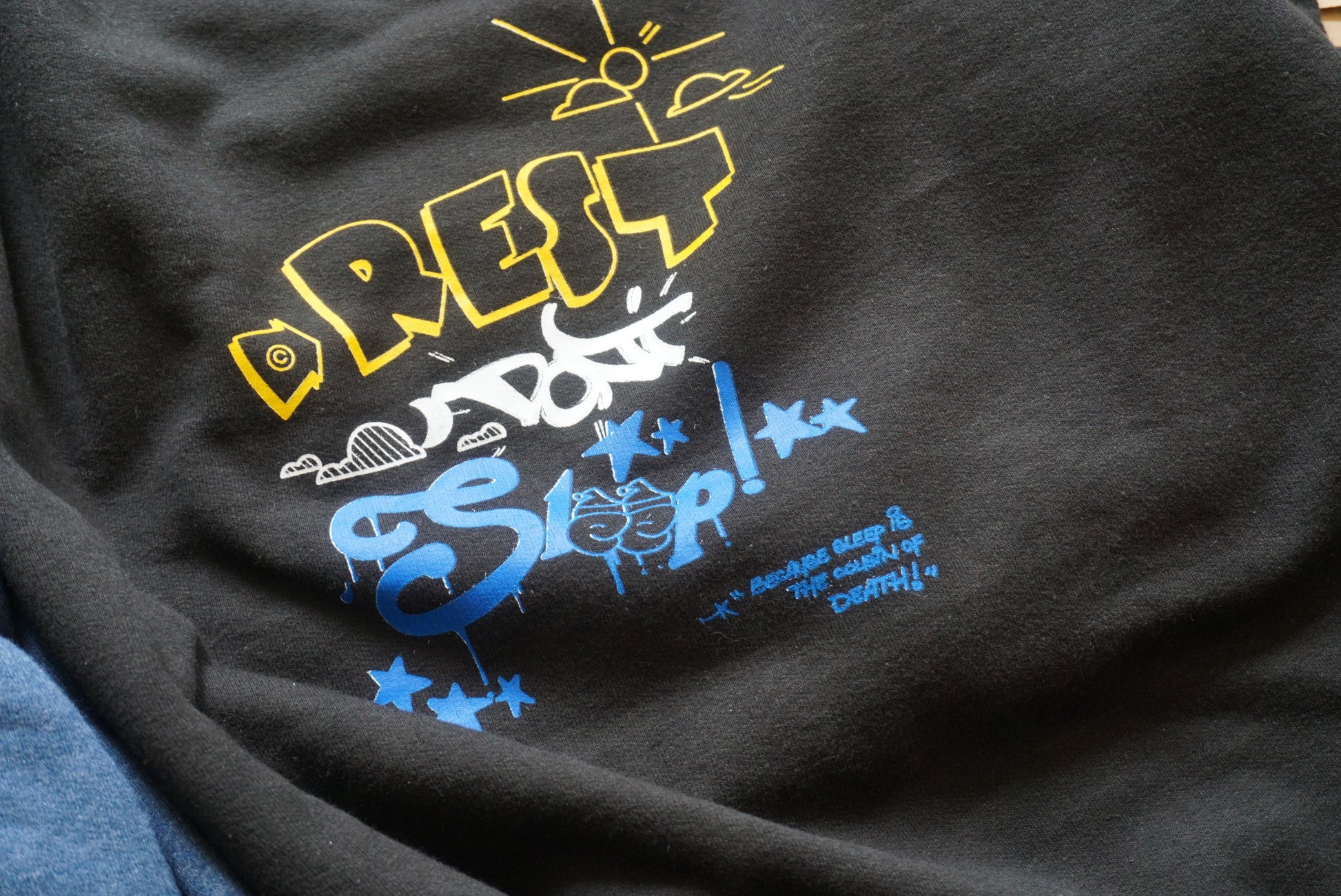REST DON'T SLEEP! © Crewneck Sweater - FALSEHOOD.
