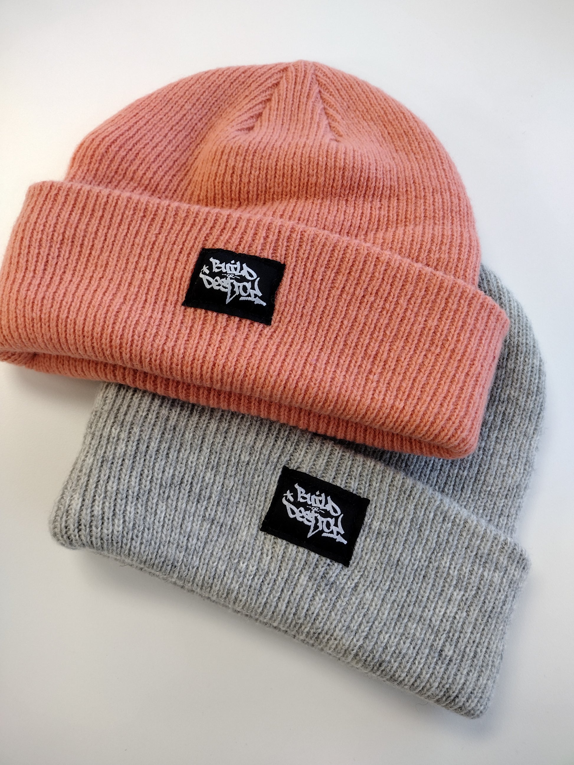 BUILD or DESTROY Merino Wool Beanie - FALSEHOOD.