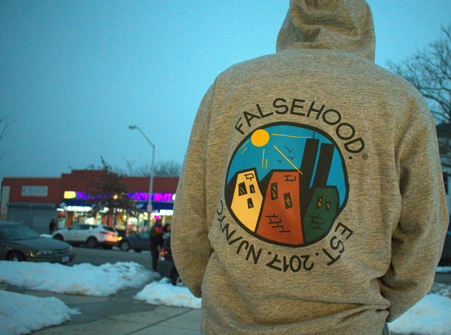 The SUNNY. Hoody - FALSEHOOD.