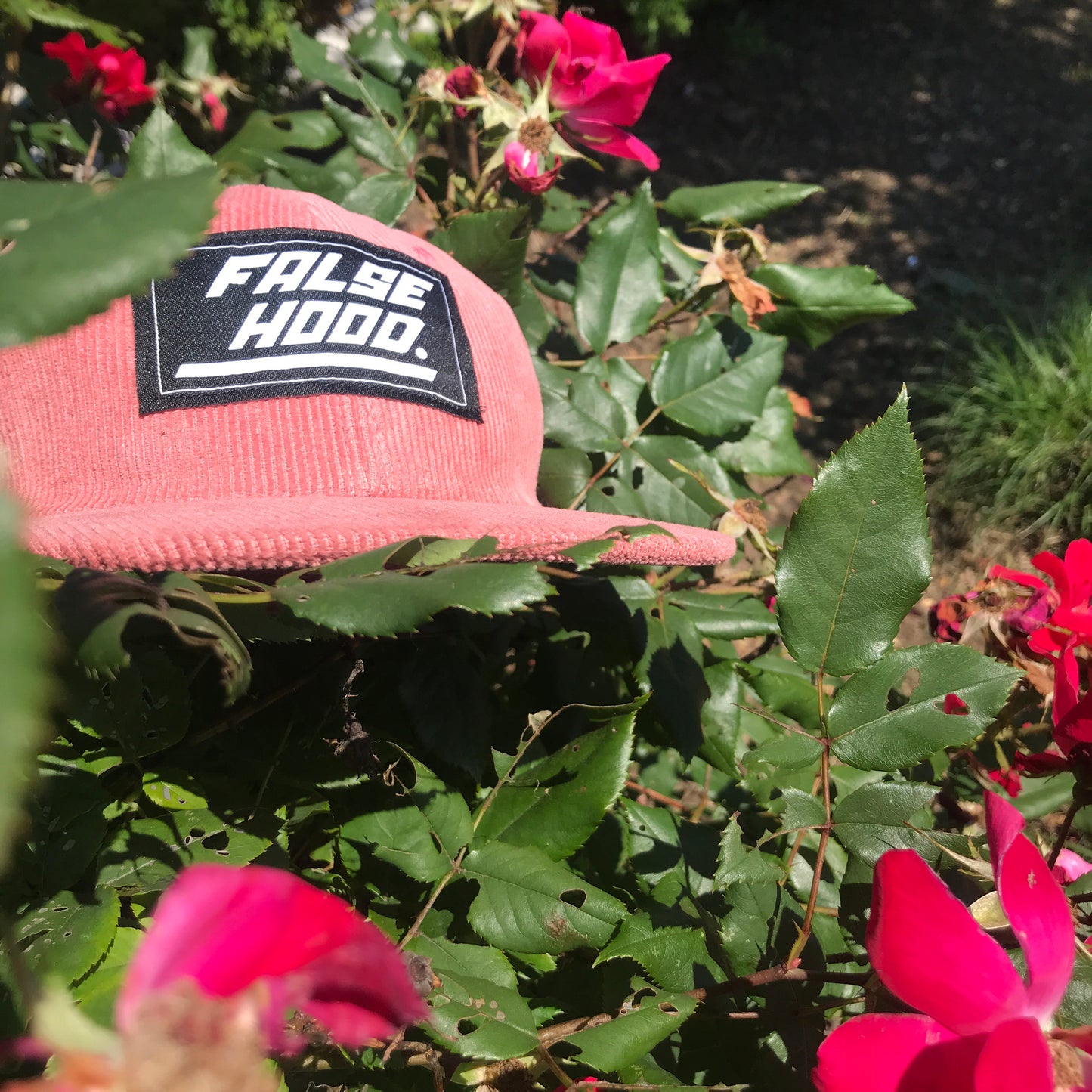 The Racer Logo Corduroy Hat - FALSEHOOD.