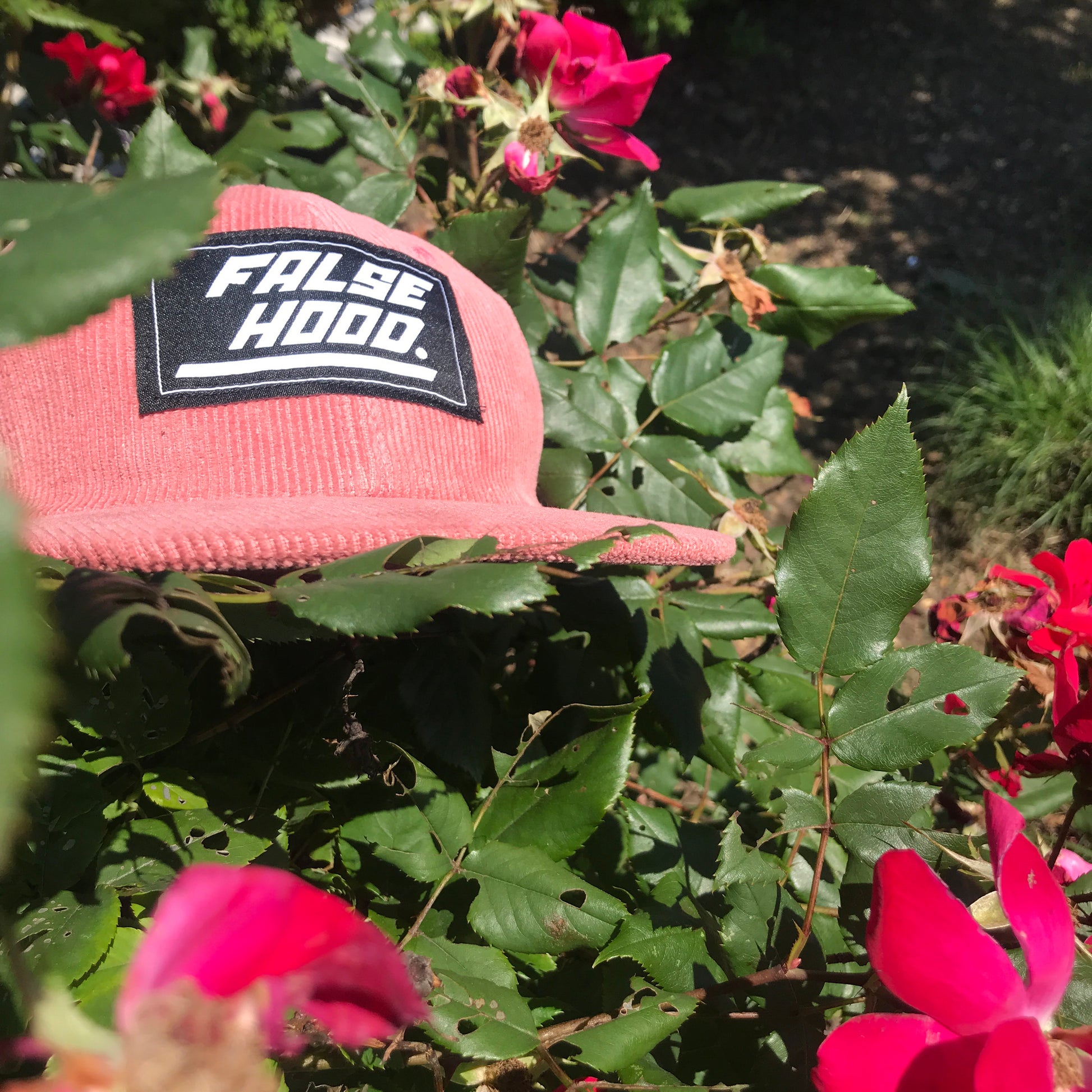 The Racer Logo Corduroy Hat - FALSEHOOD.