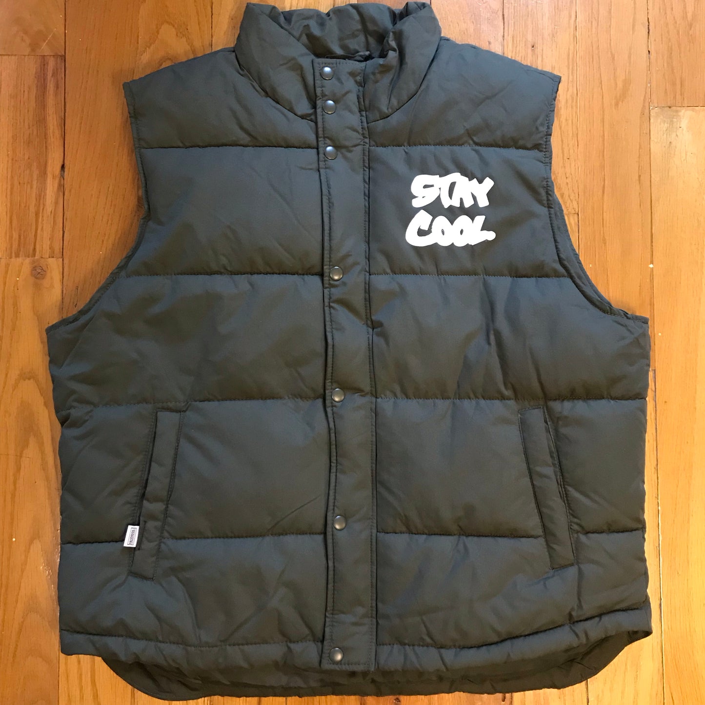 STAY COOL. Puffy Vest - FALSEHOOD.