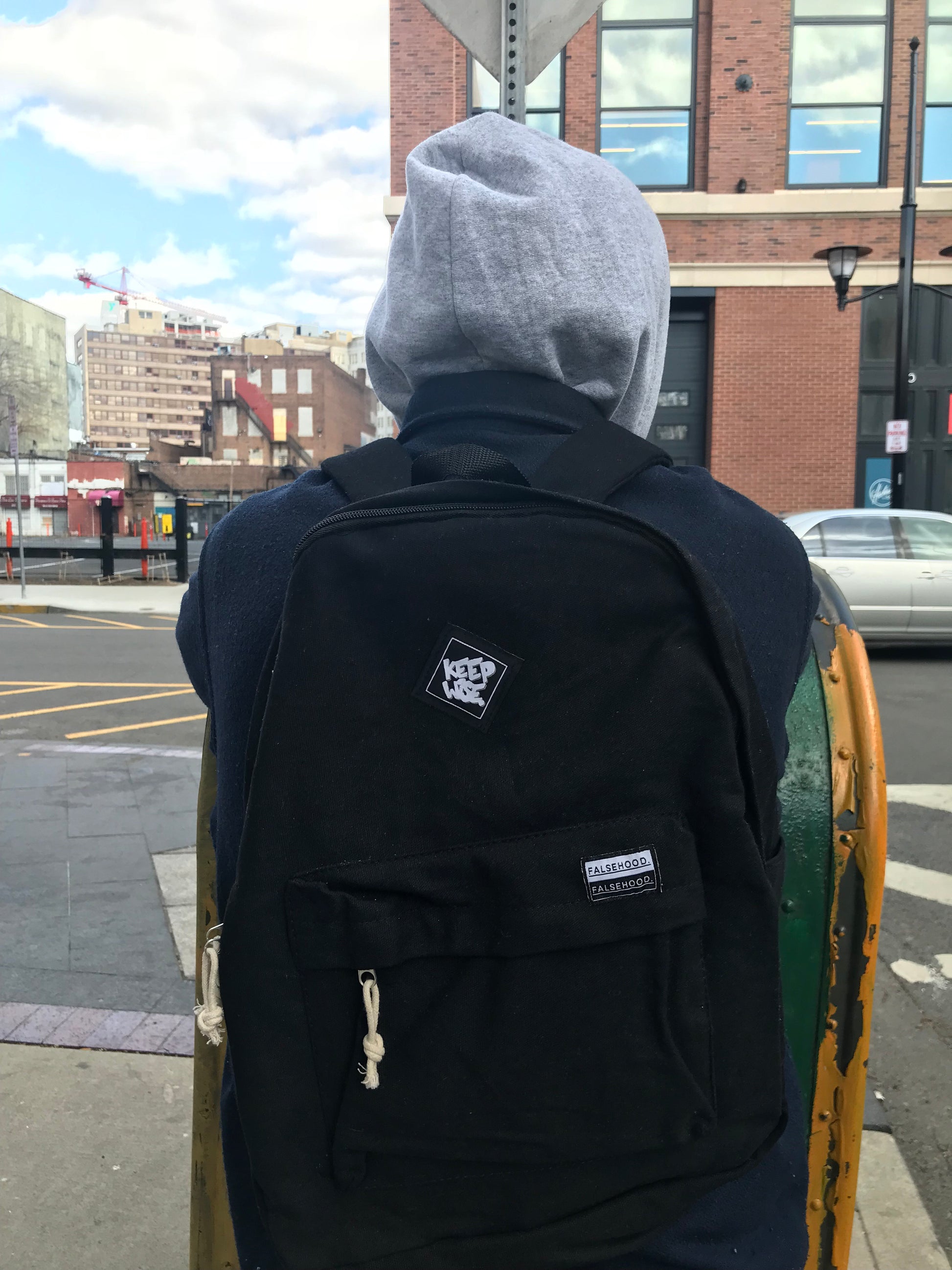 KEEP WISE. Backpack - FALSEHOOD.