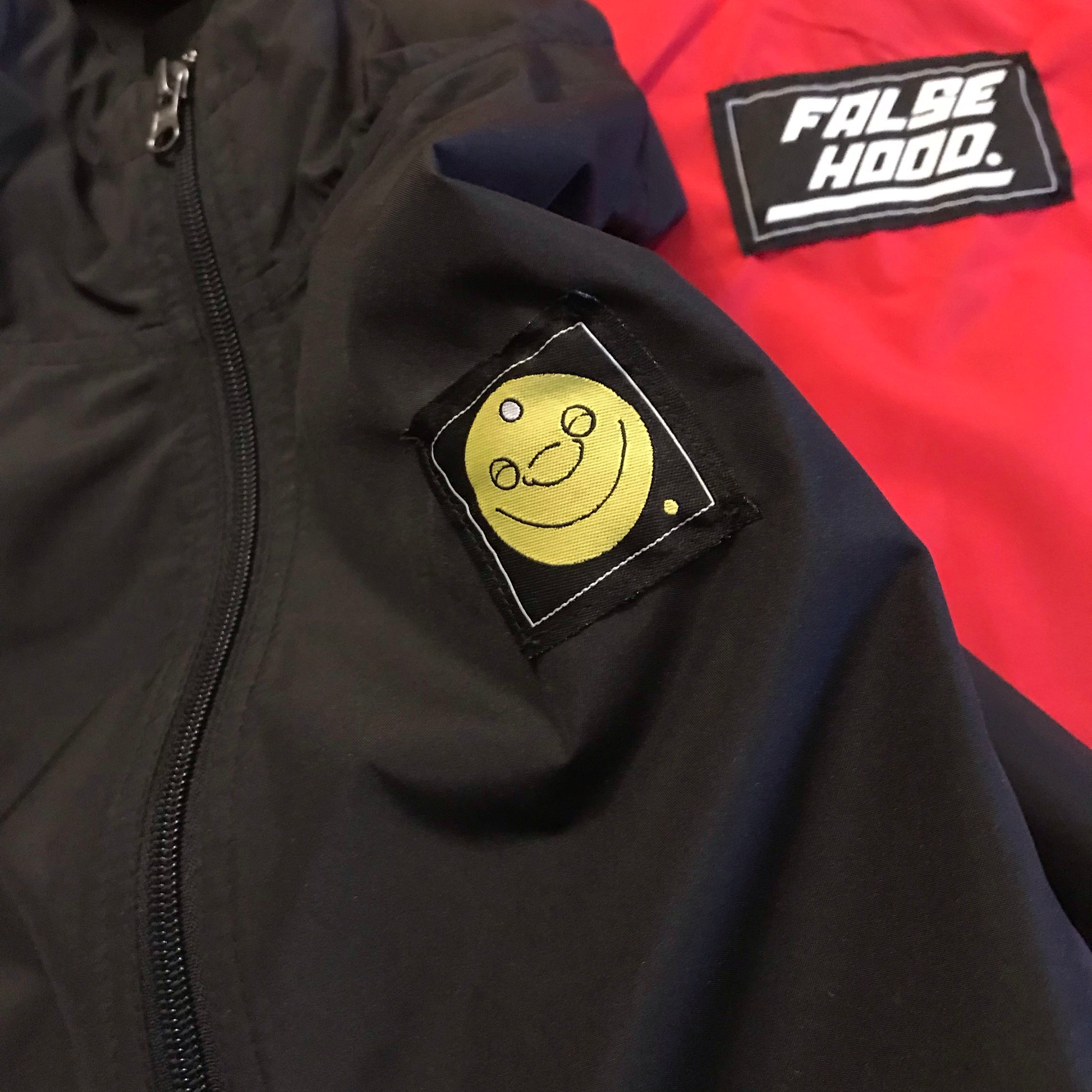 THIRD EYE SHARP. Pullover Windbreaker - FALSEHOOD.