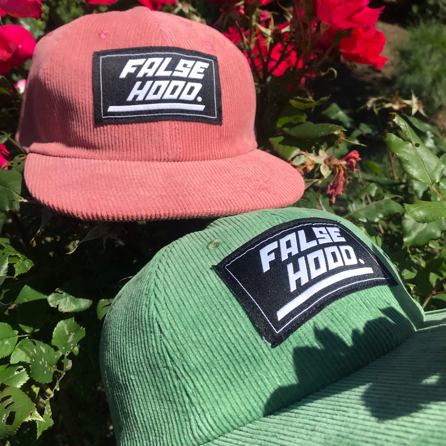 The Racer Logo Corduroy Hat - FALSEHOOD.