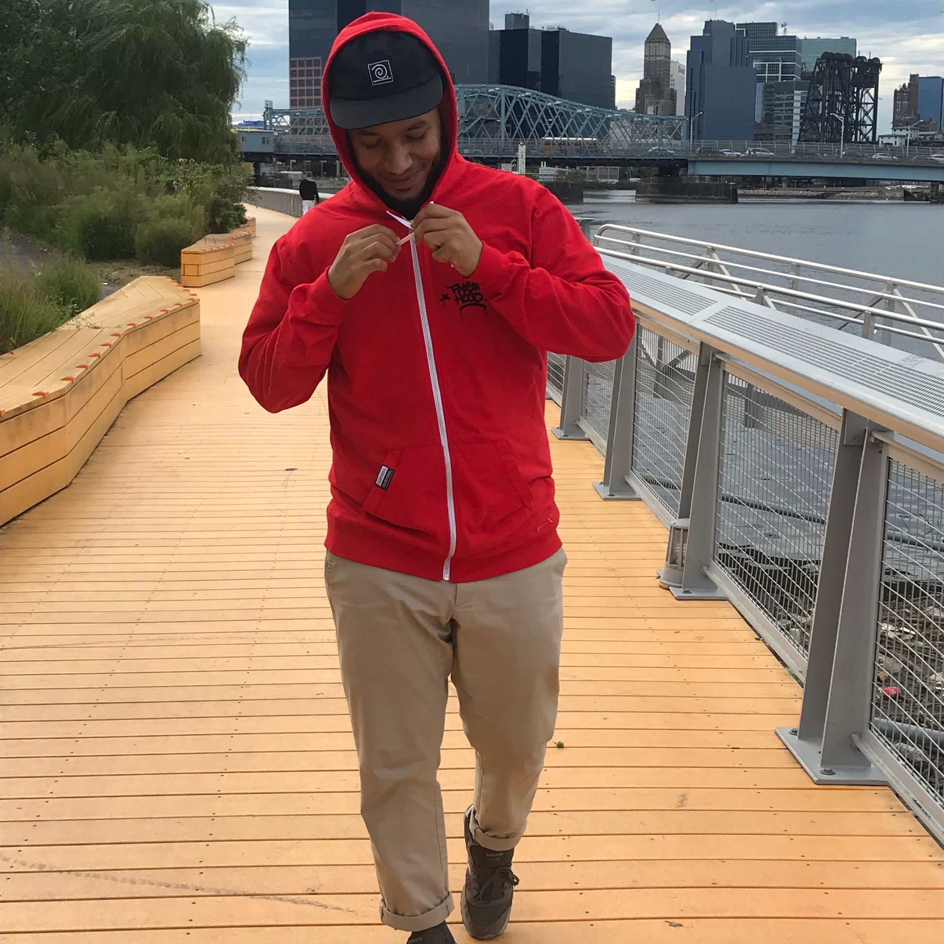 The Big TAG. Full-Zip Up Hoody - FALSEHOOD.