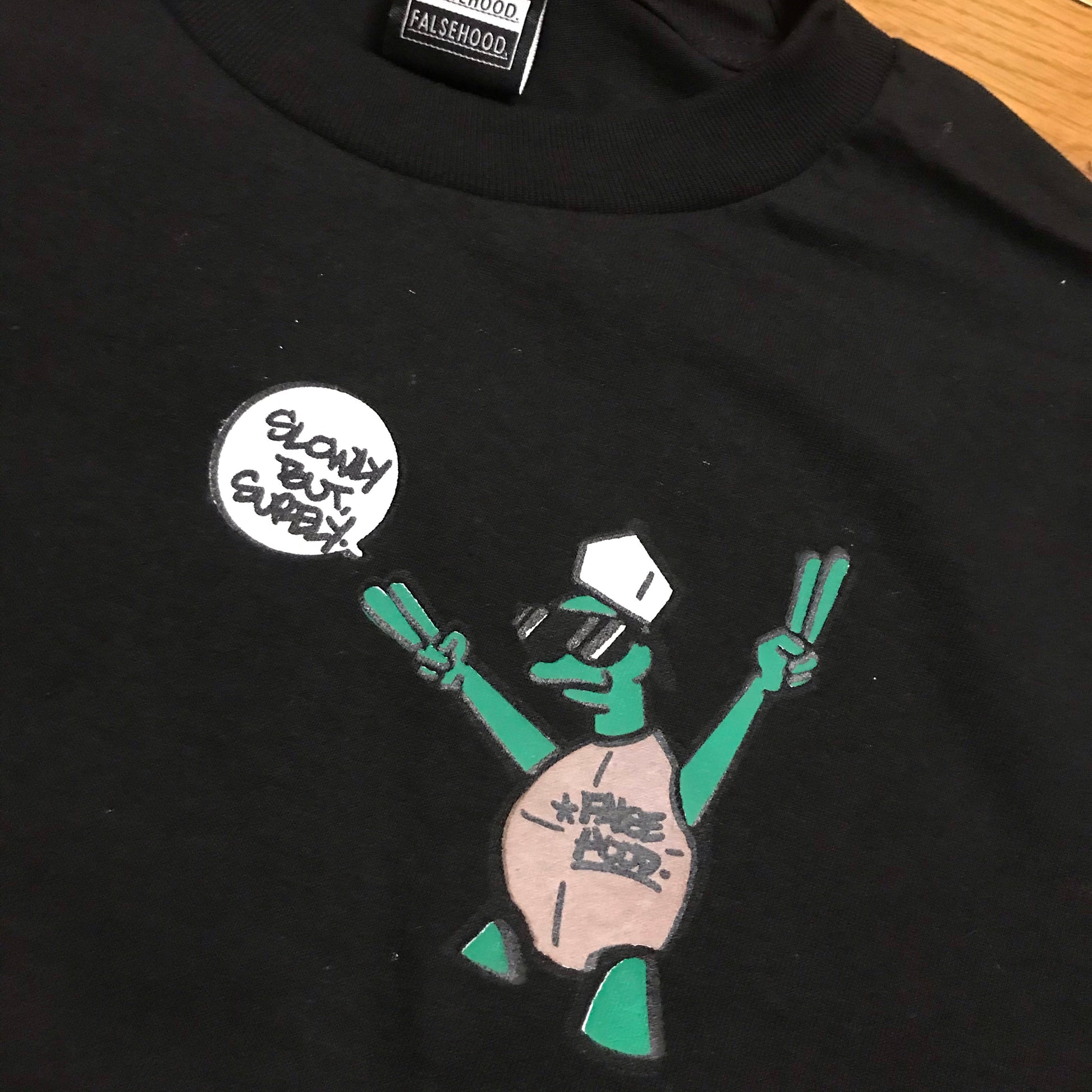 LEO The Turtle. Tee - FALSEHOOD.