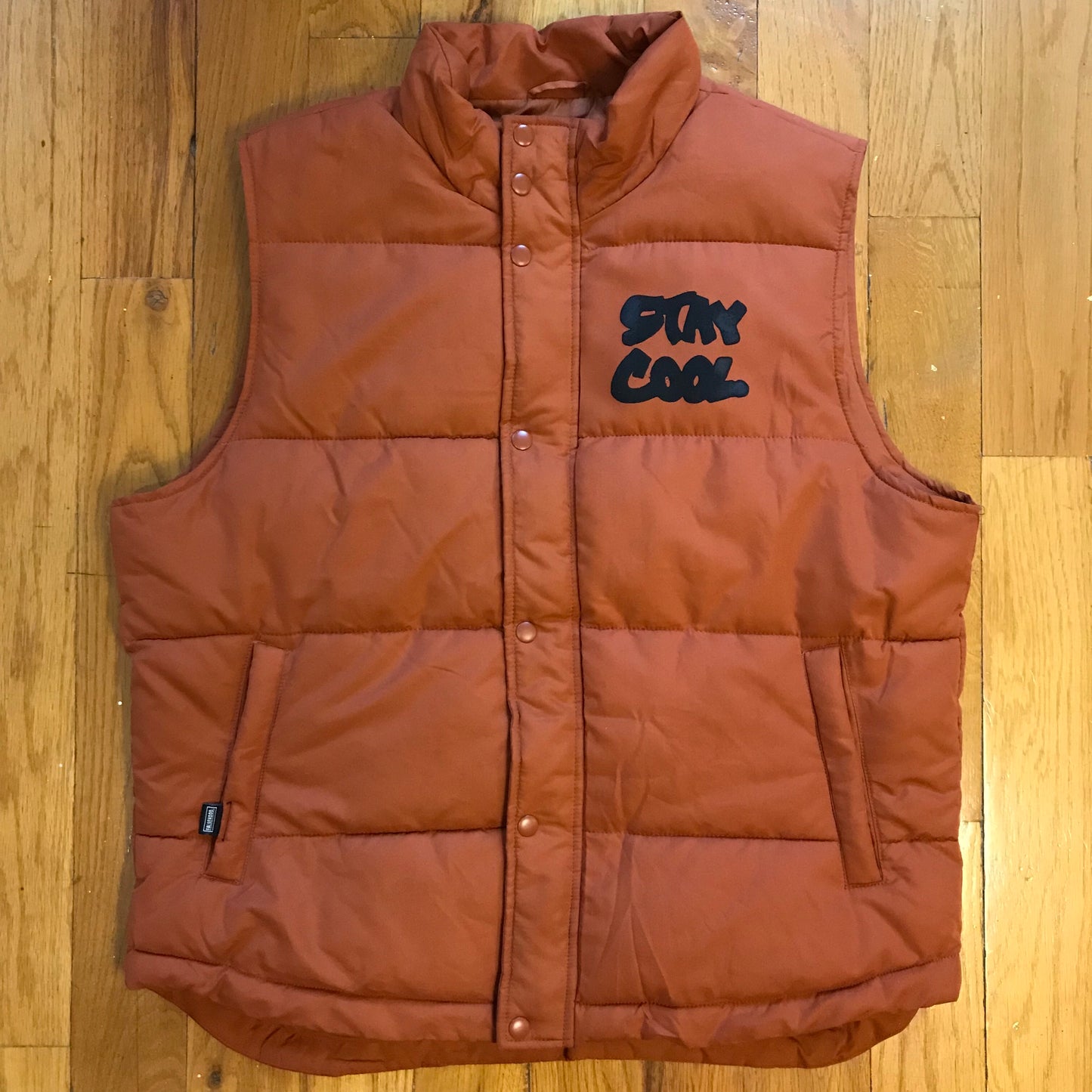 STAY COOL. Puffy Vest - FALSEHOOD.
