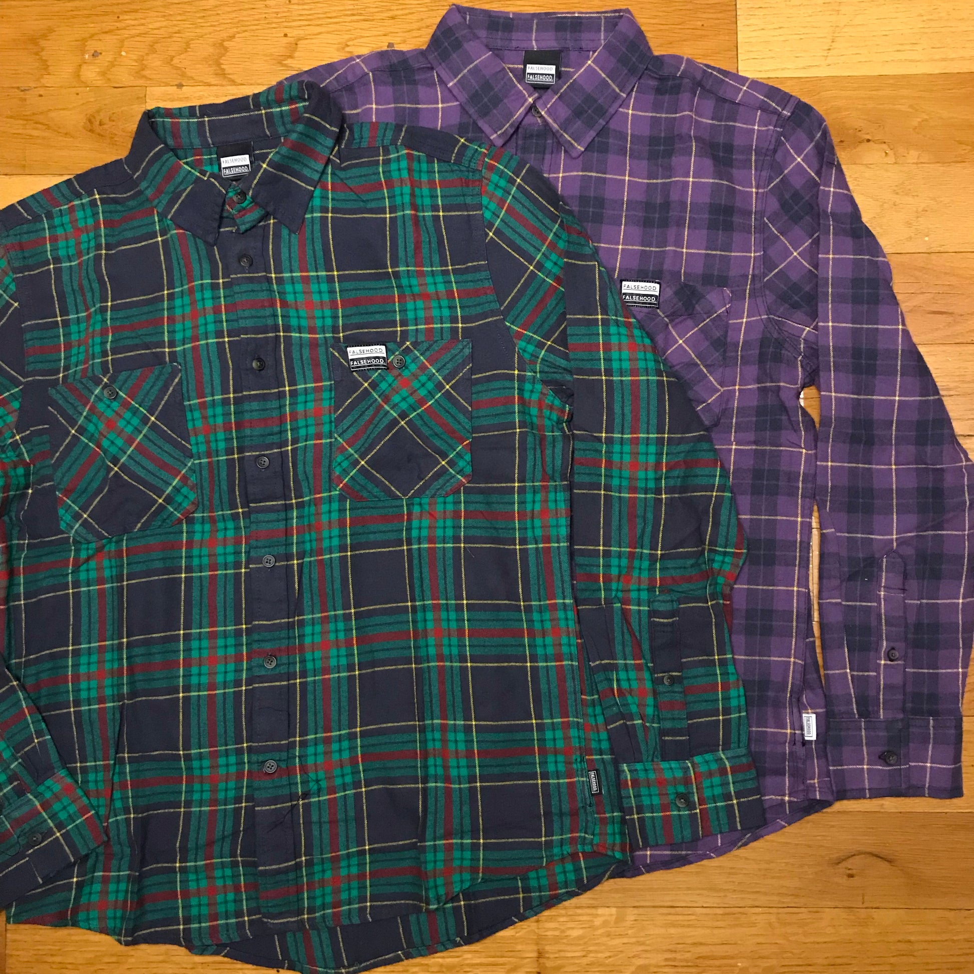 Racer Flannel Shirt - FALSEHOOD.