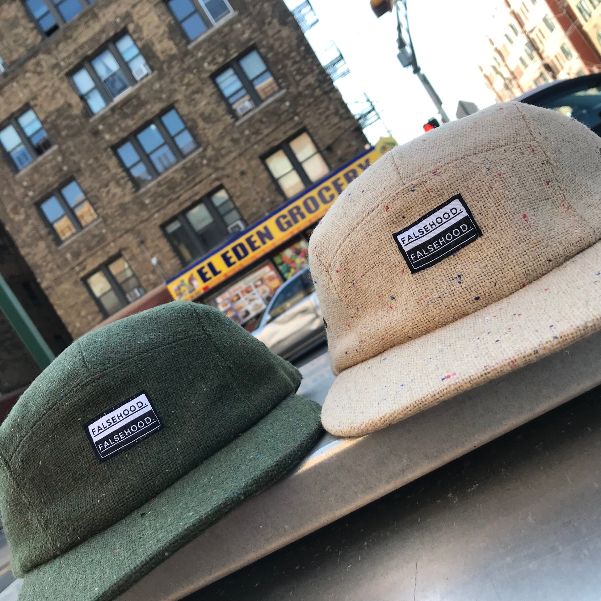 The Box Logo Wool Camper Cap - FALSEHOOD.