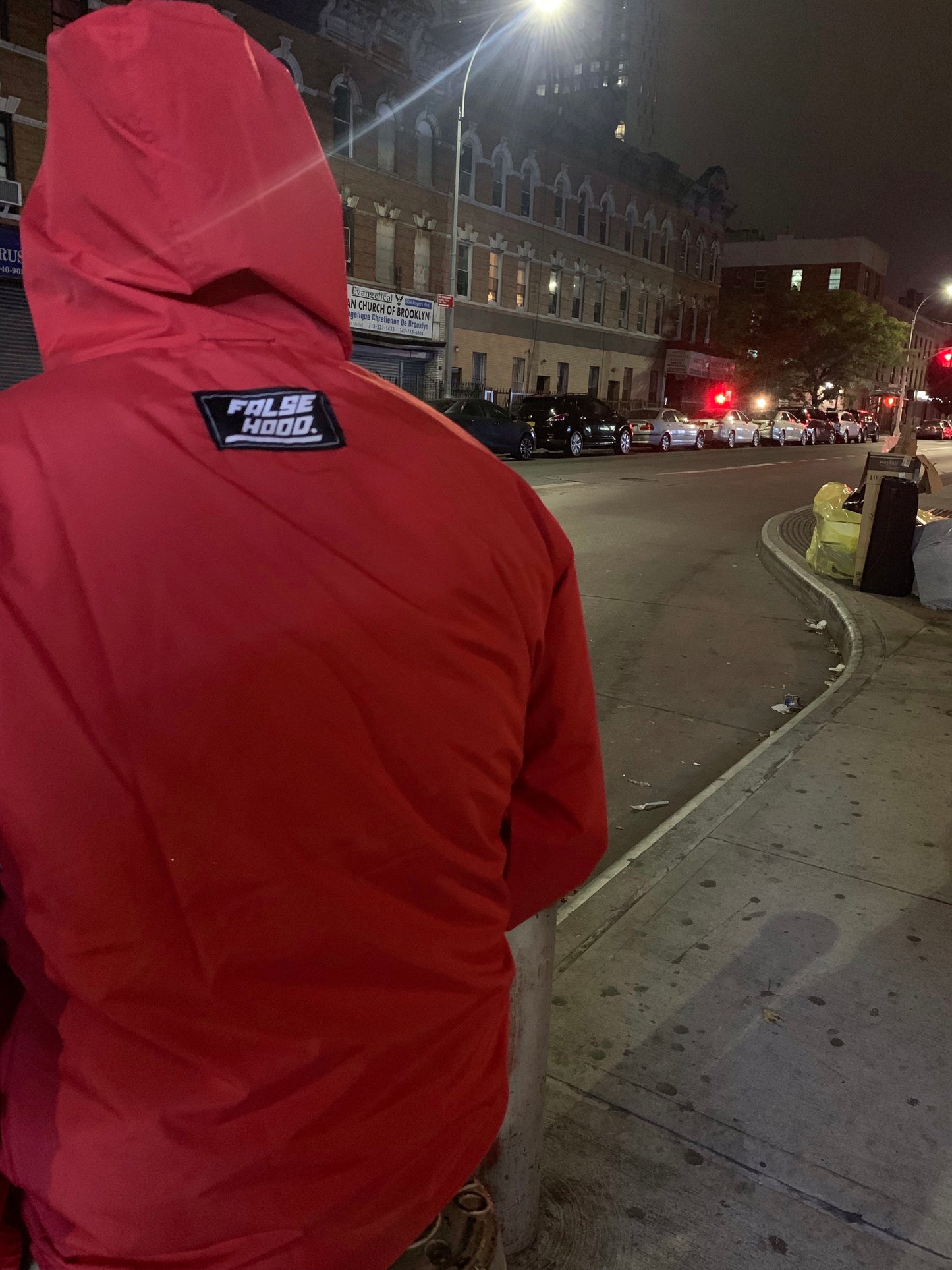 THIRD EYE SHARP. Pullover Windbreaker - FALSEHOOD.