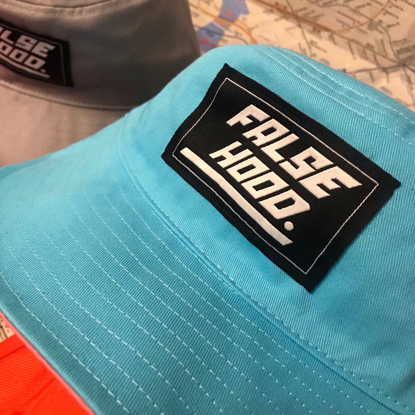 Racer Logo Bucket Hat - FALSEHOOD.