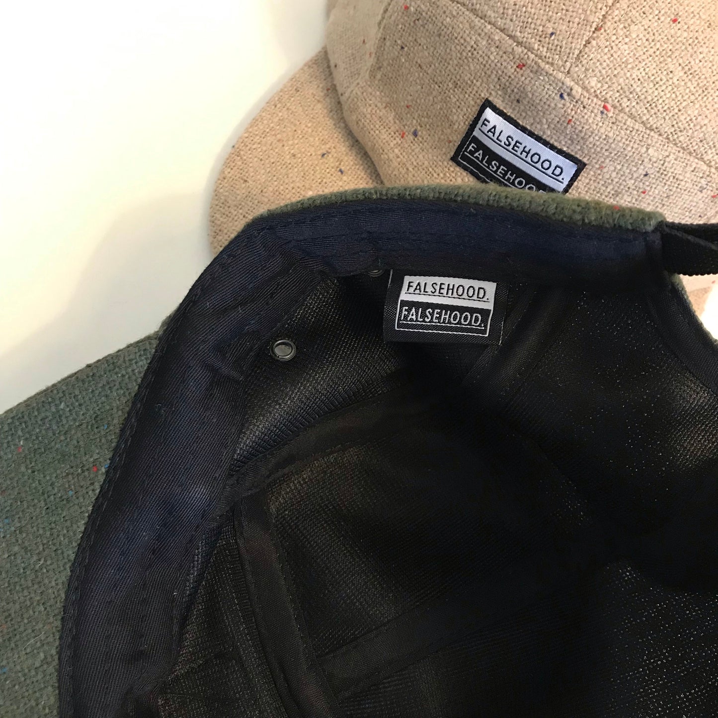 The Box Logo Wool Camper Cap - FALSEHOOD.