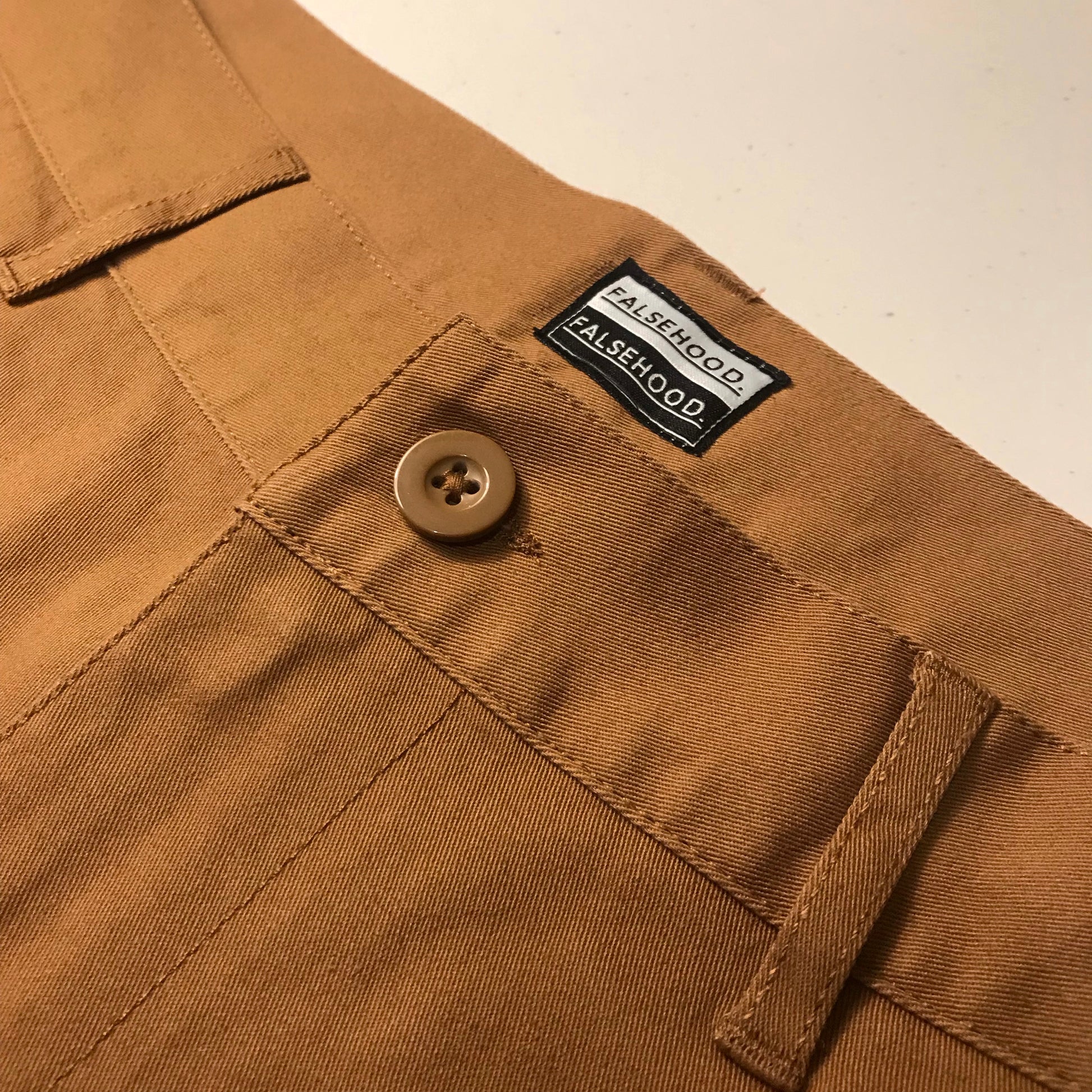 The Racer Logo Chino Pants - FALSEHOOD.