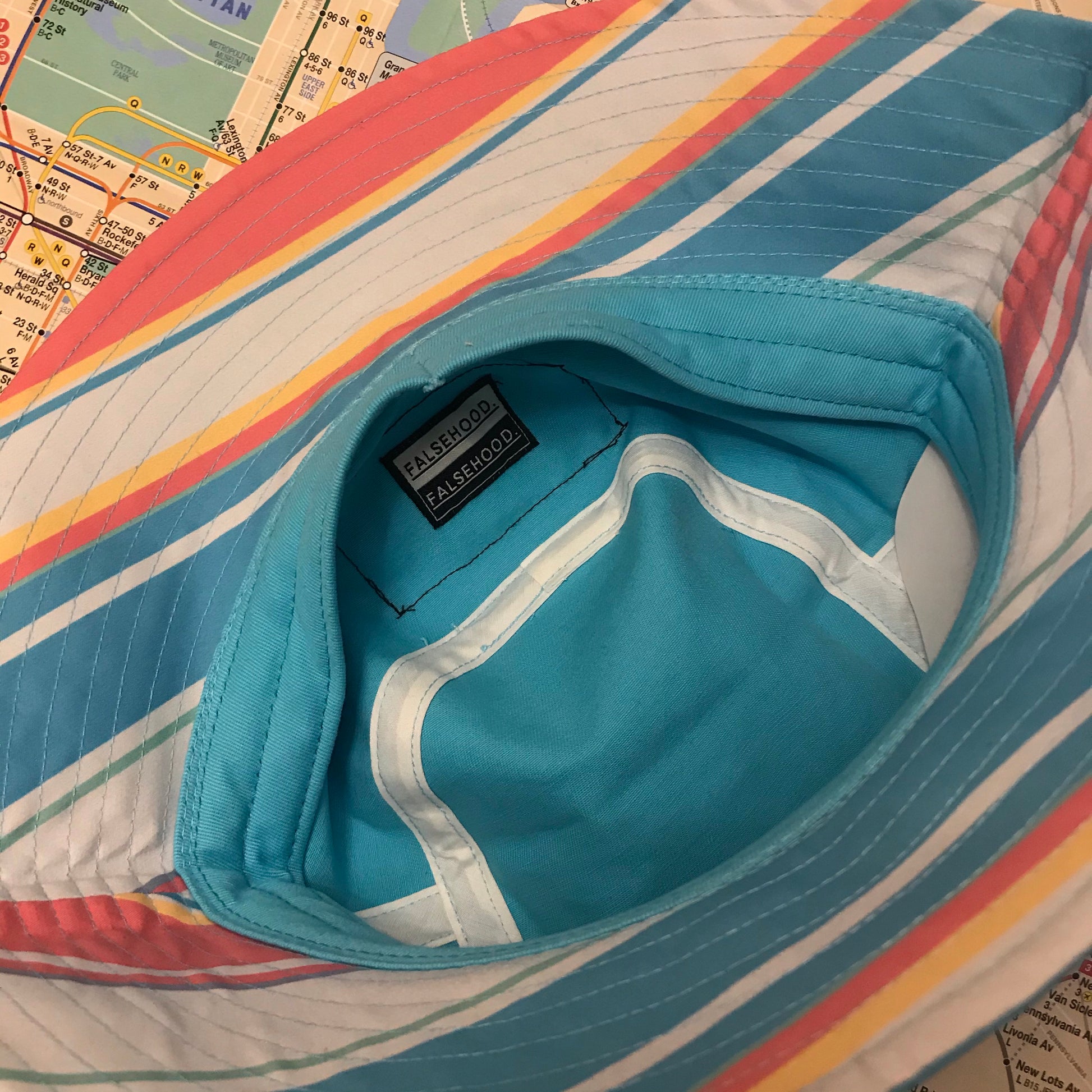 Racer Logo Bucket Hat - FALSEHOOD.