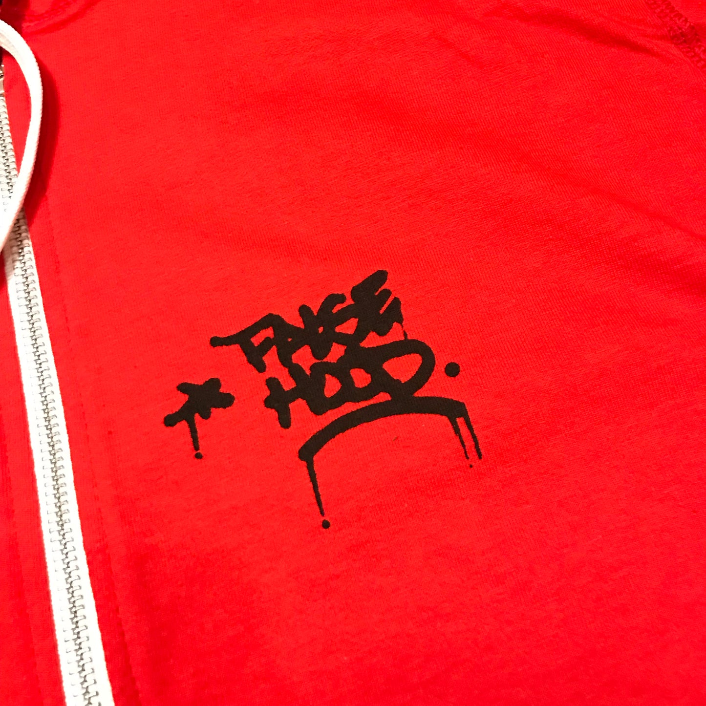 The Big TAG. Full-Zip Up Hoody - FALSEHOOD.