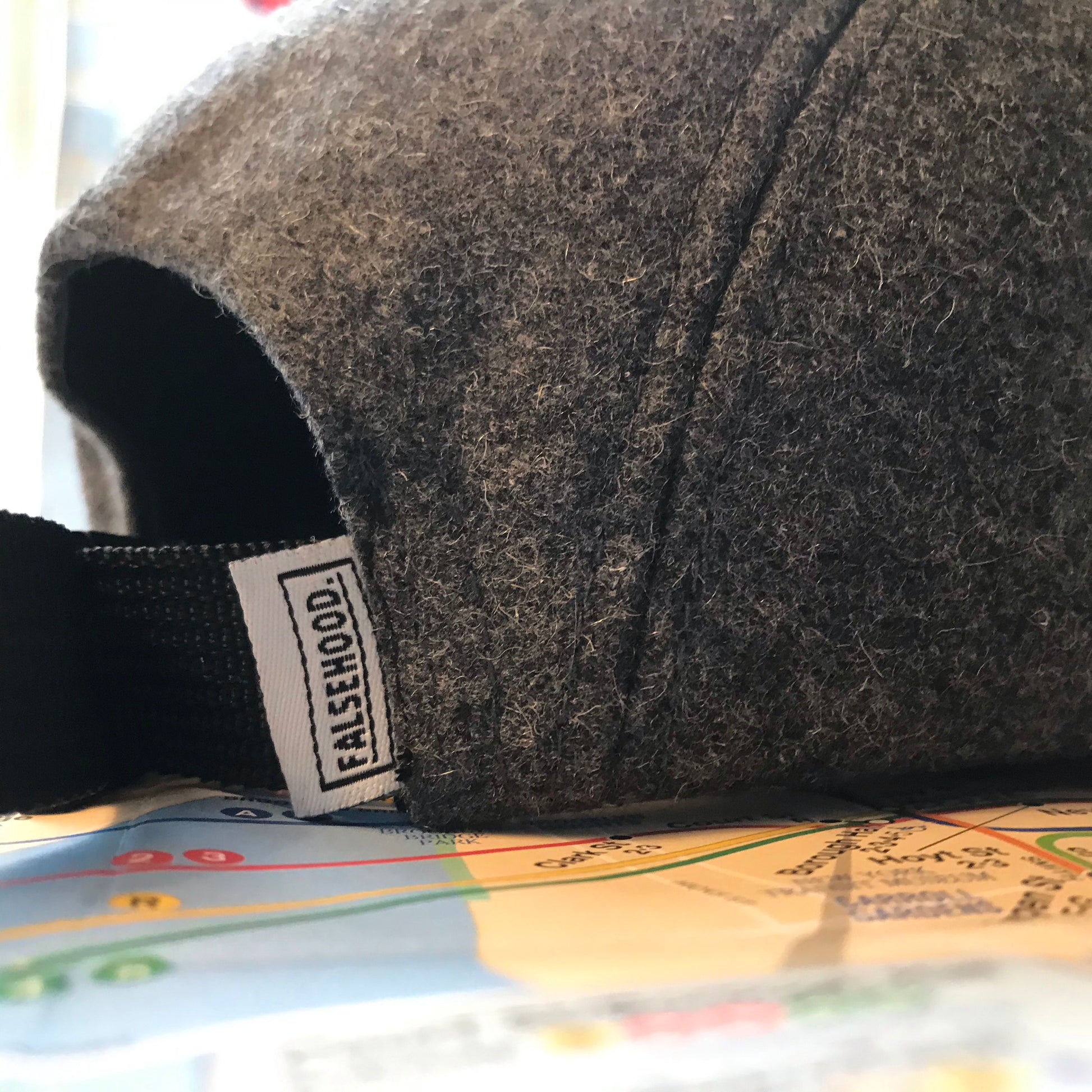 Avenue Logo. Wool Cap - FALSEHOOD.