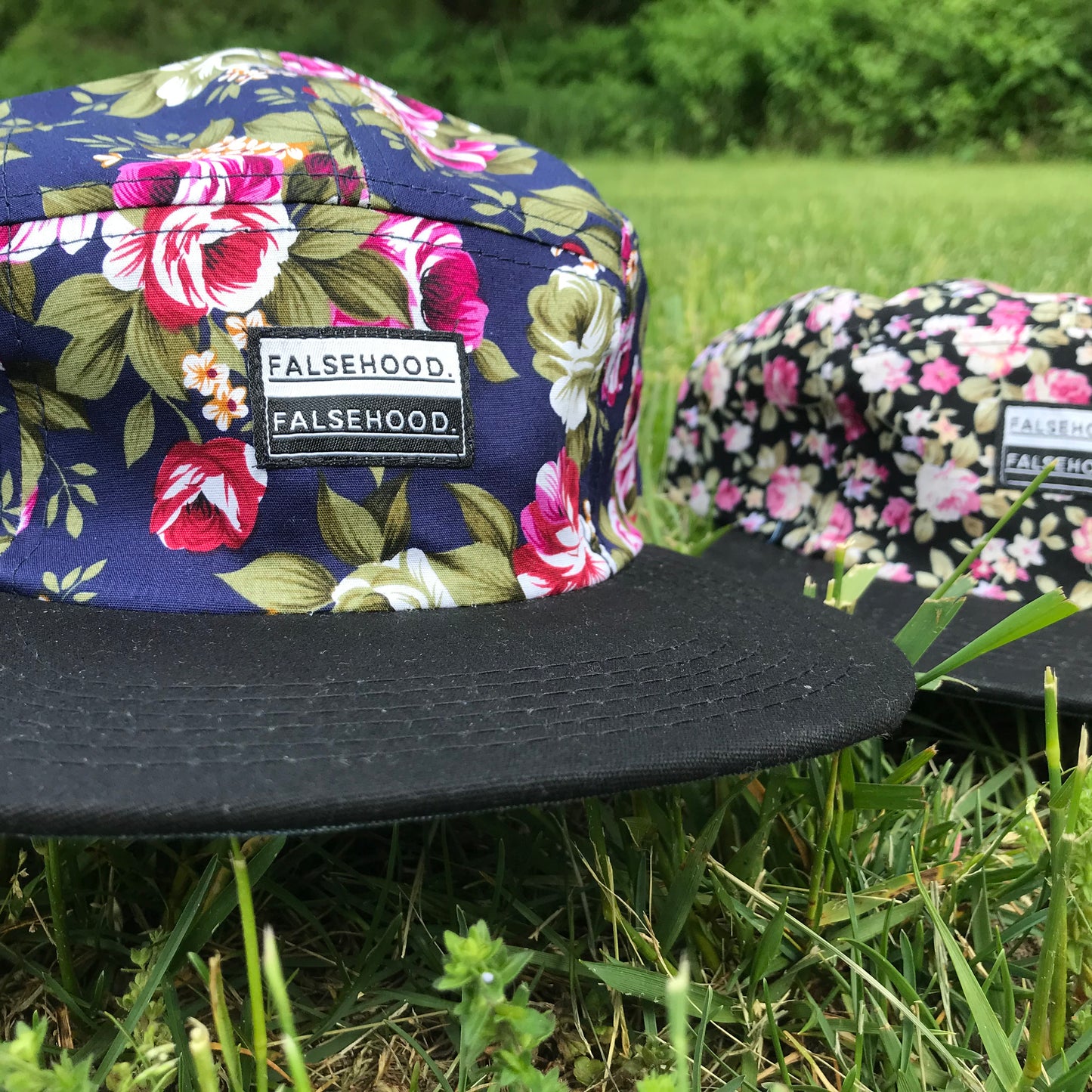 The Box Logo Floral Cap - FALSEHOOD.