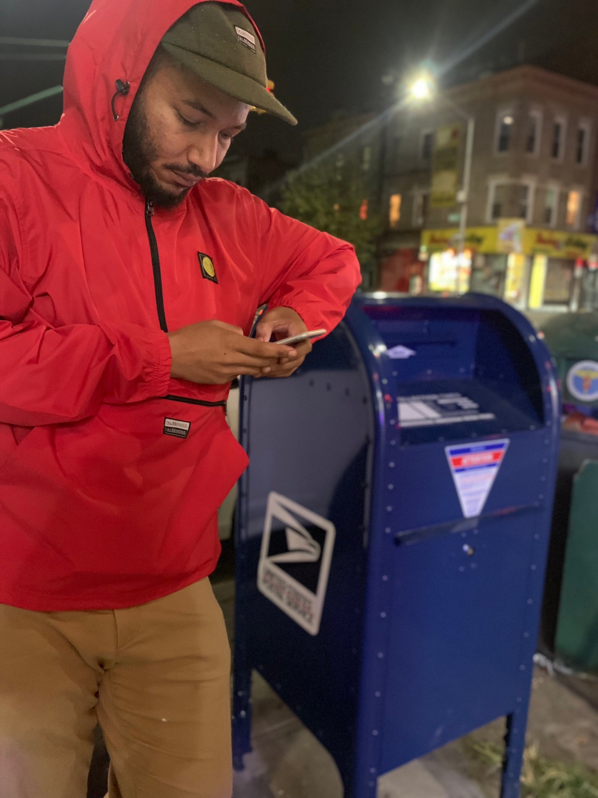 THIRD EYE SHARP. Pullover Windbreaker - FALSEHOOD.