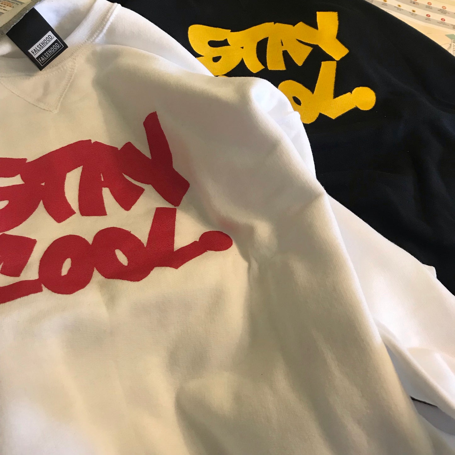 STAY COOL. Crewneck Sweater - FALSEHOOD.