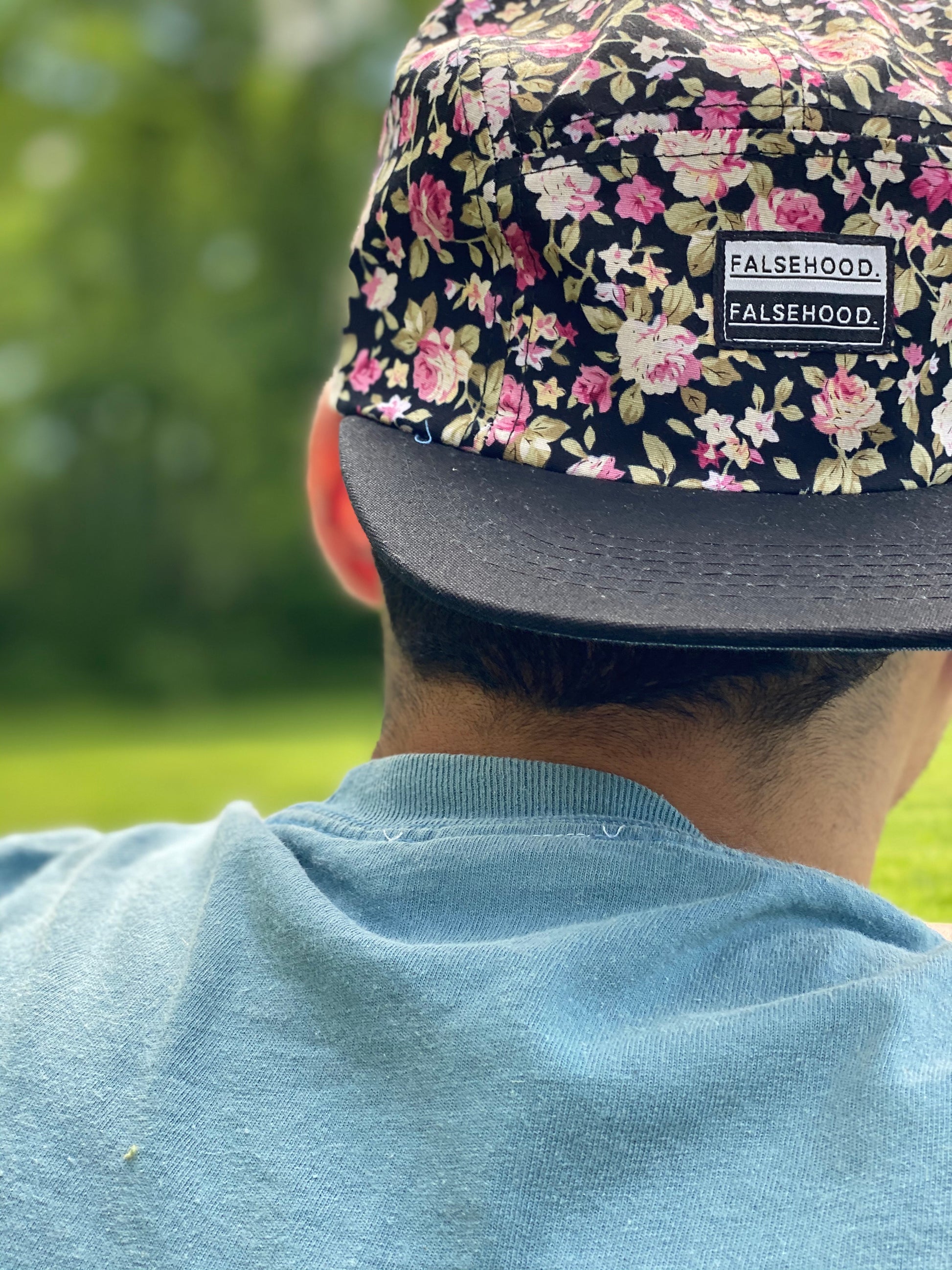 The Box Logo Floral Cap - FALSEHOOD.
