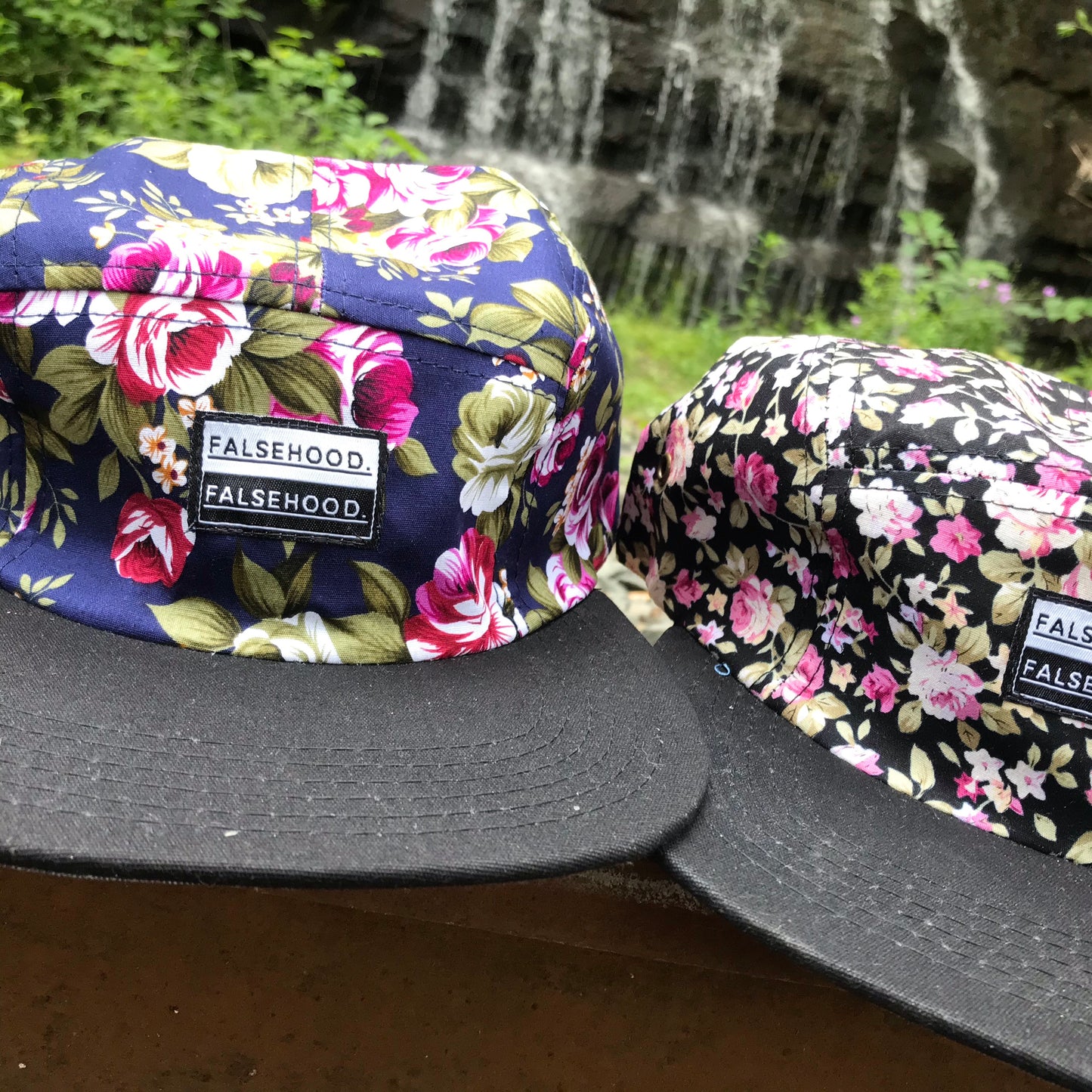 The Box Logo Floral Cap - FALSEHOOD.