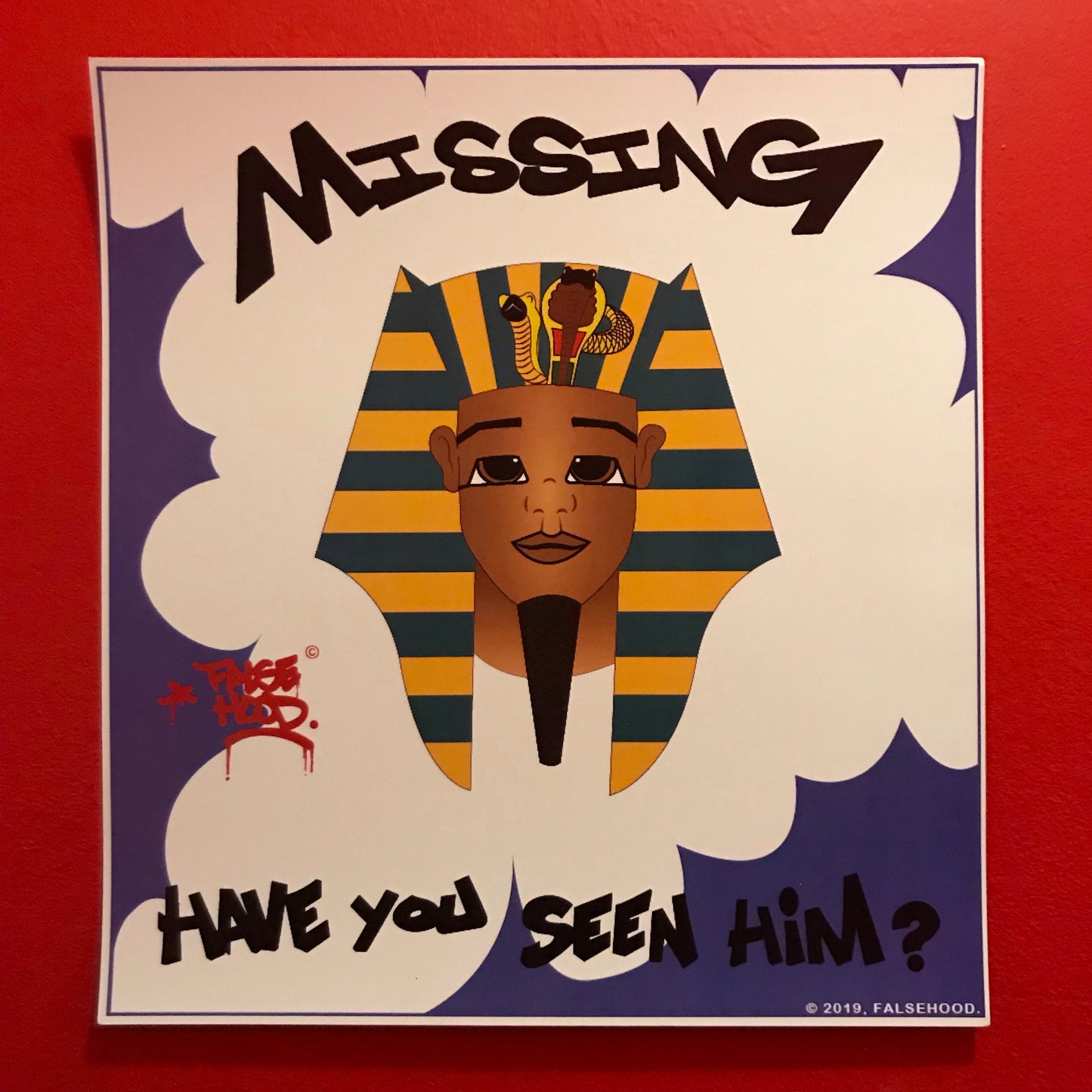 MISSING. Have You Seen Him? - FALSEHOOD.