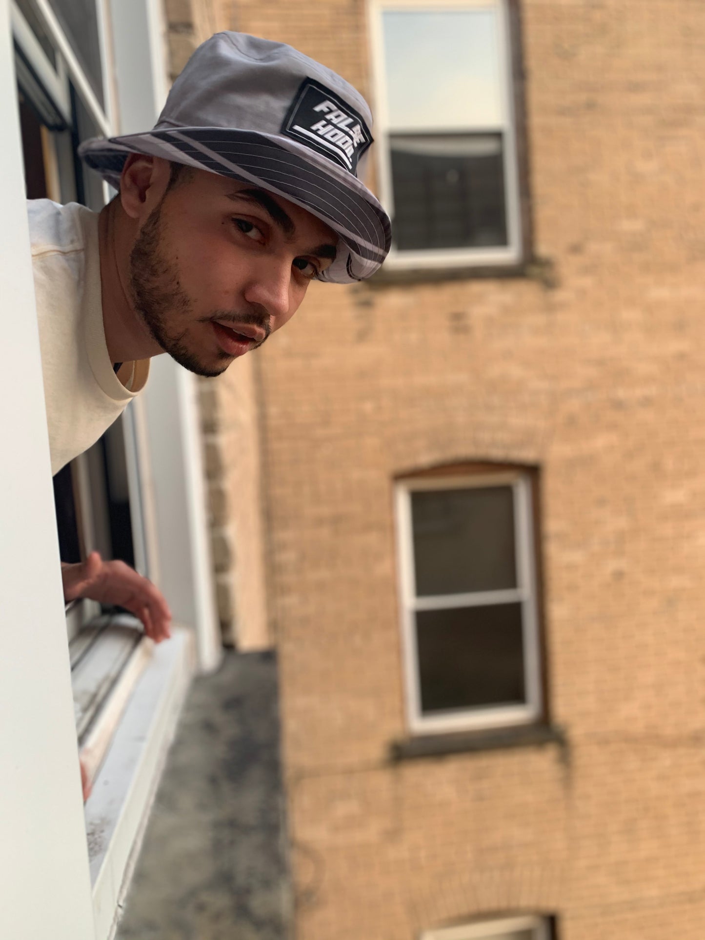 Racer Logo Bucket Hat - FALSEHOOD.