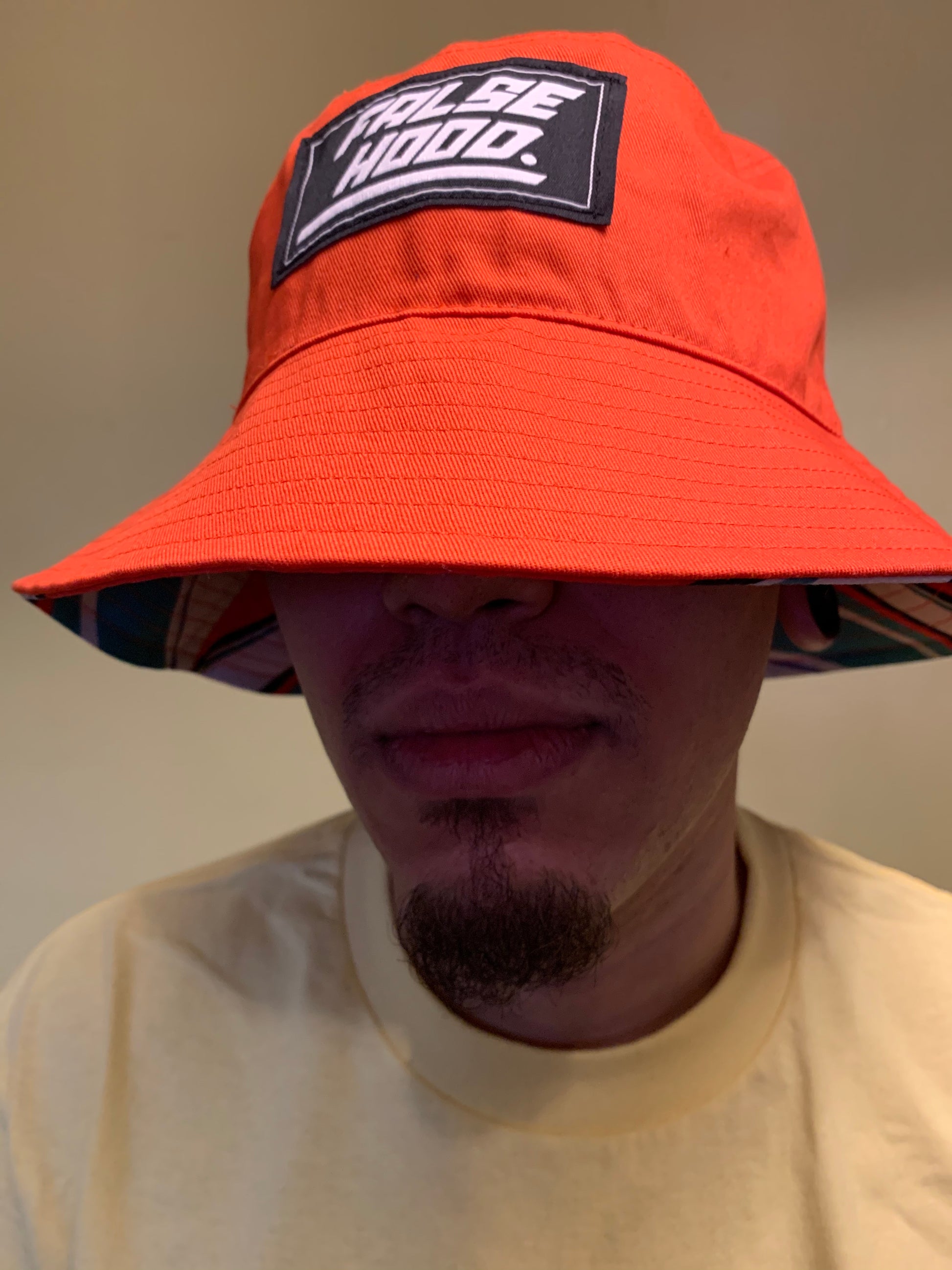 Racer Logo Bucket Hat - FALSEHOOD.