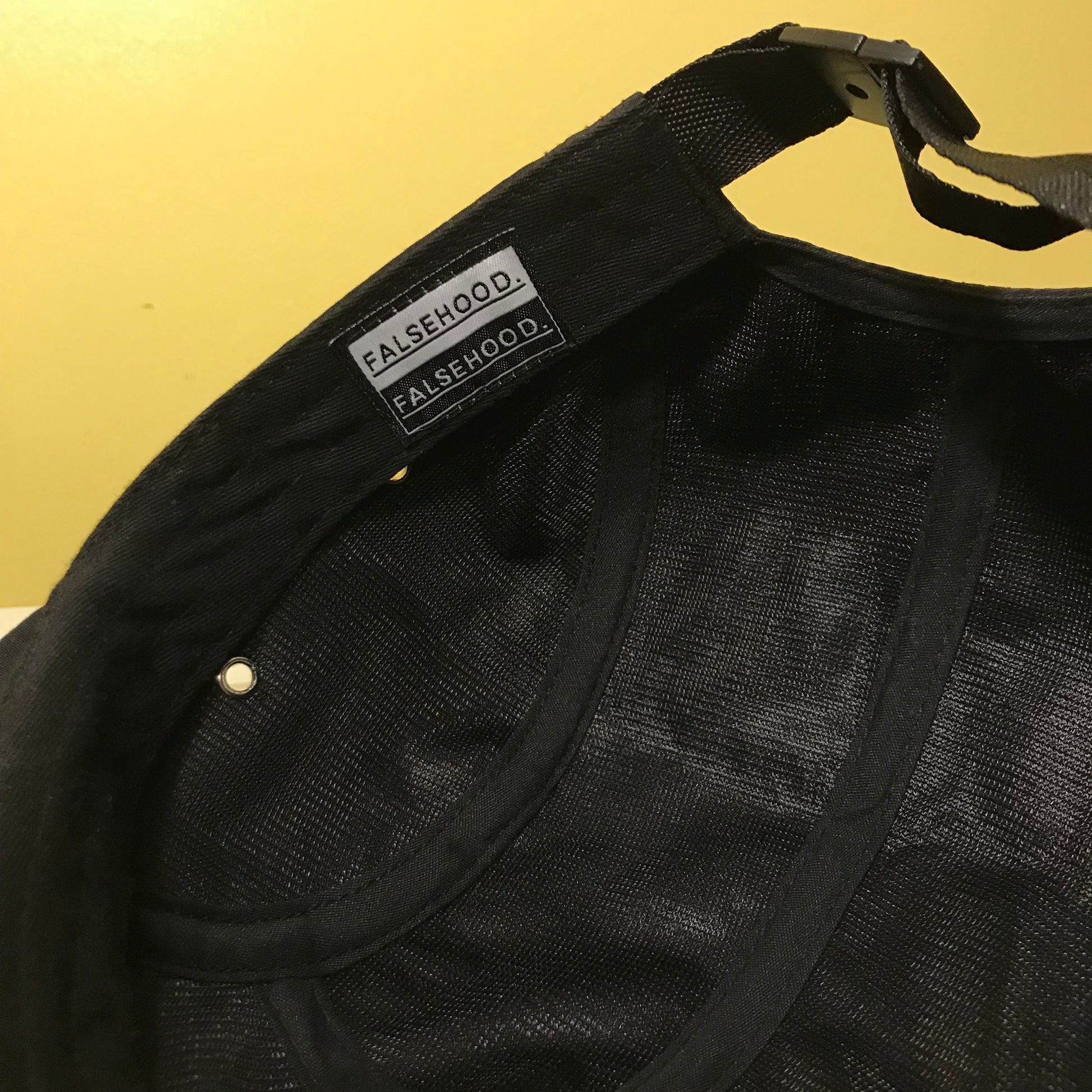 MIND OVER MATTER. Camper Cap - FALSEHOOD.