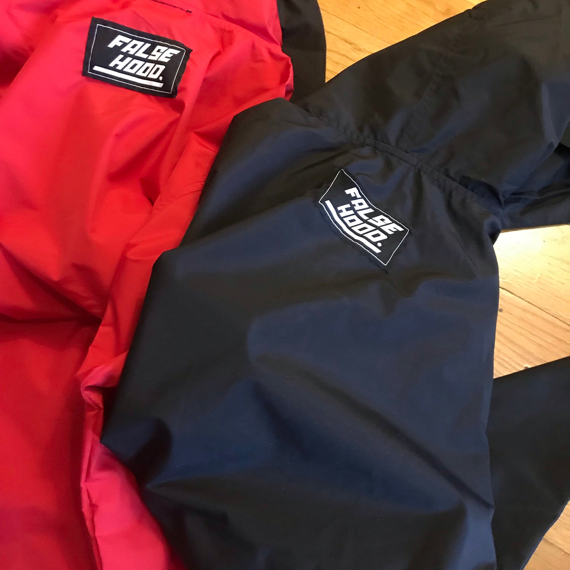 THIRD EYE SHARP. Pullover Windbreaker - FALSEHOOD.