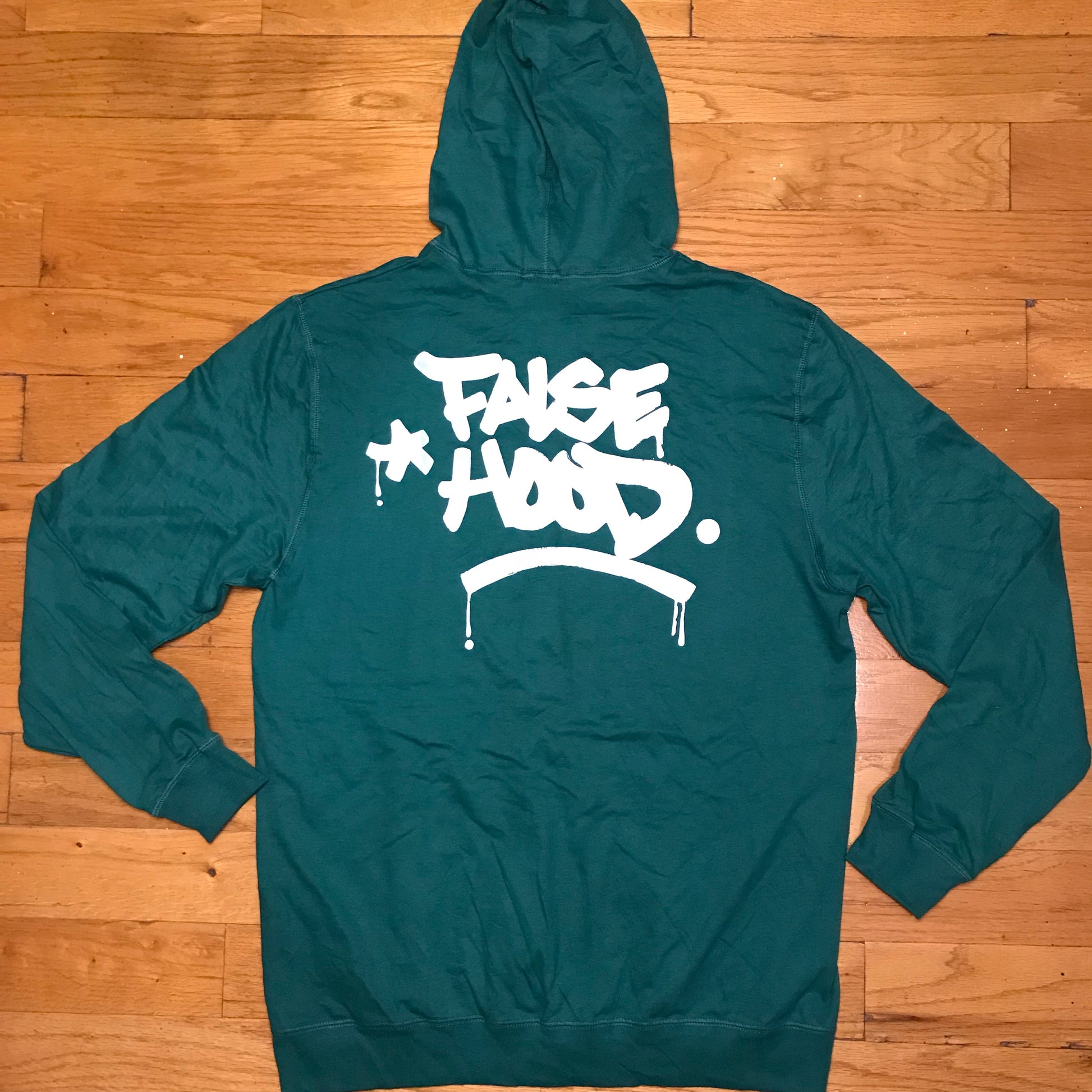The Big TAG. Full-Zip Up Hoody - FALSEHOOD.