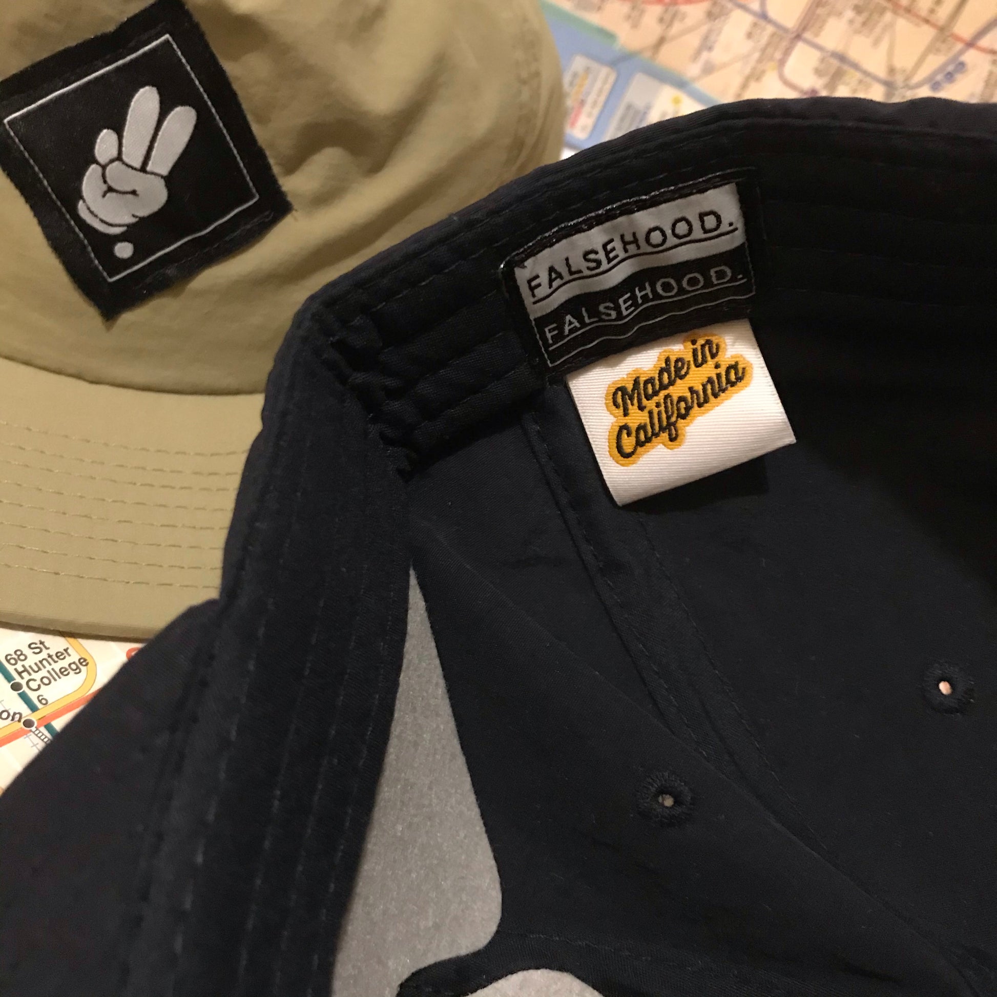 FINGERS TOGETHER. Snapback Cap - FALSEHOOD.