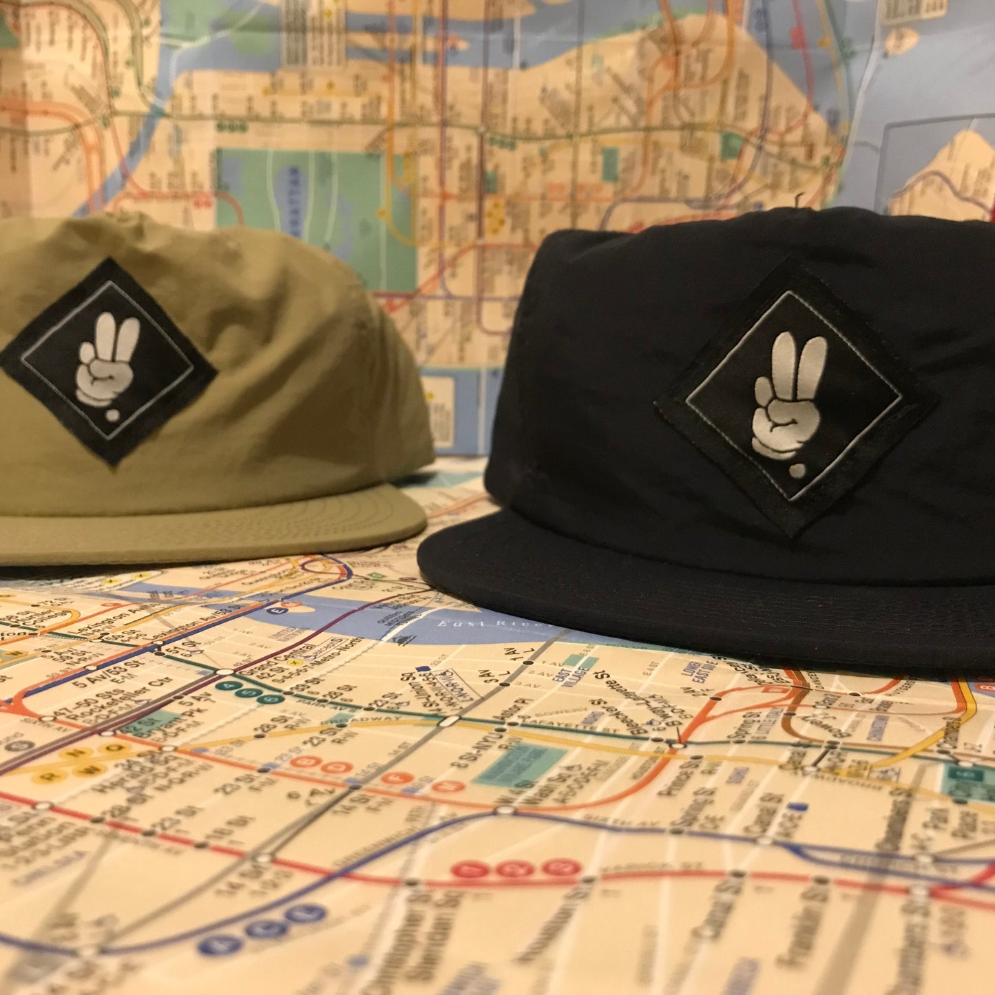 FINGERS TOGETHER. Snapback Cap - FALSEHOOD.