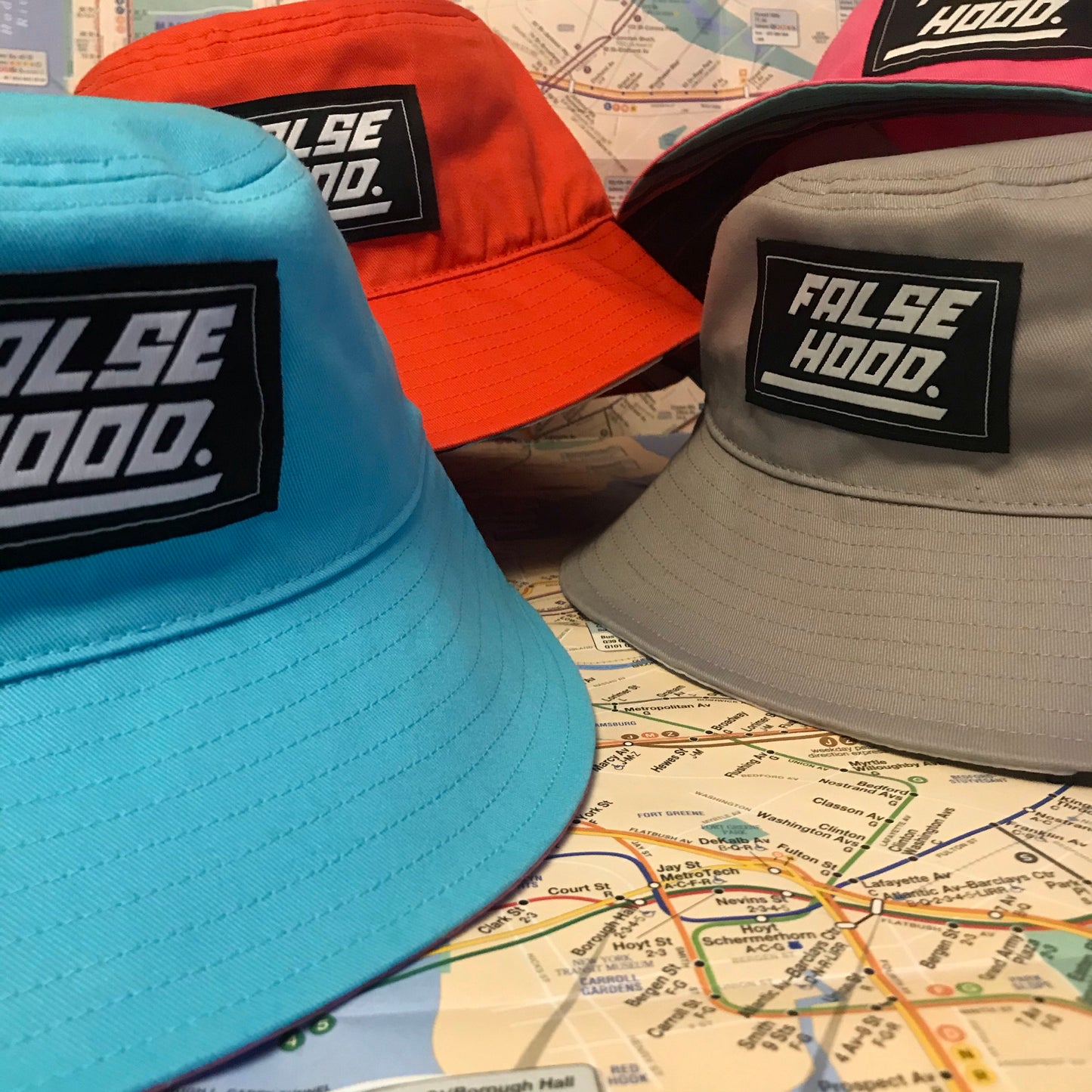 Racer Logo Bucket Hat - FALSEHOOD.