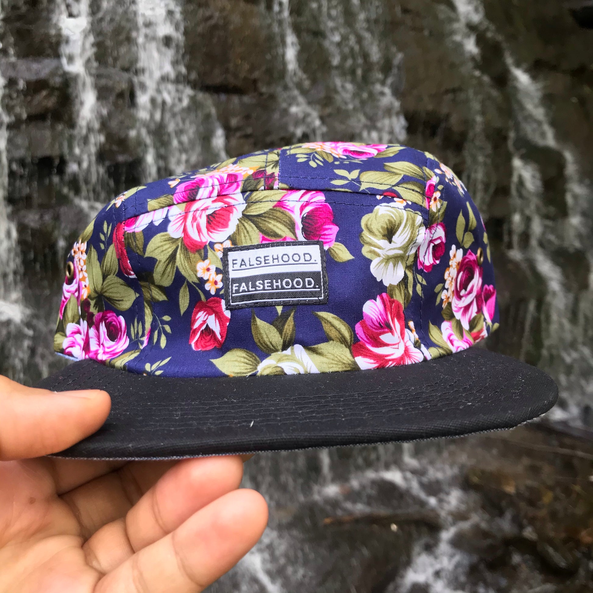 The Box Logo Floral Cap - FALSEHOOD.