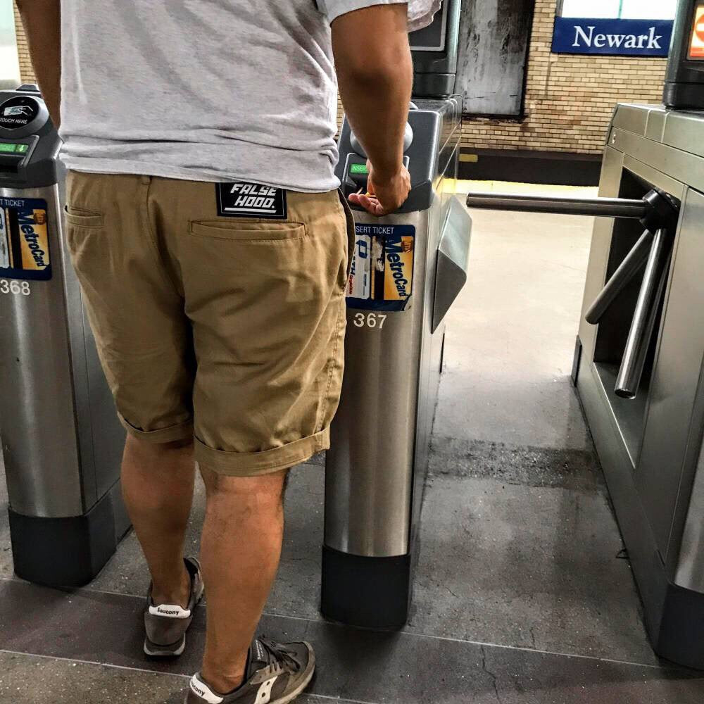 The Racer Logo Chino Shorts - FALSEHOOD.