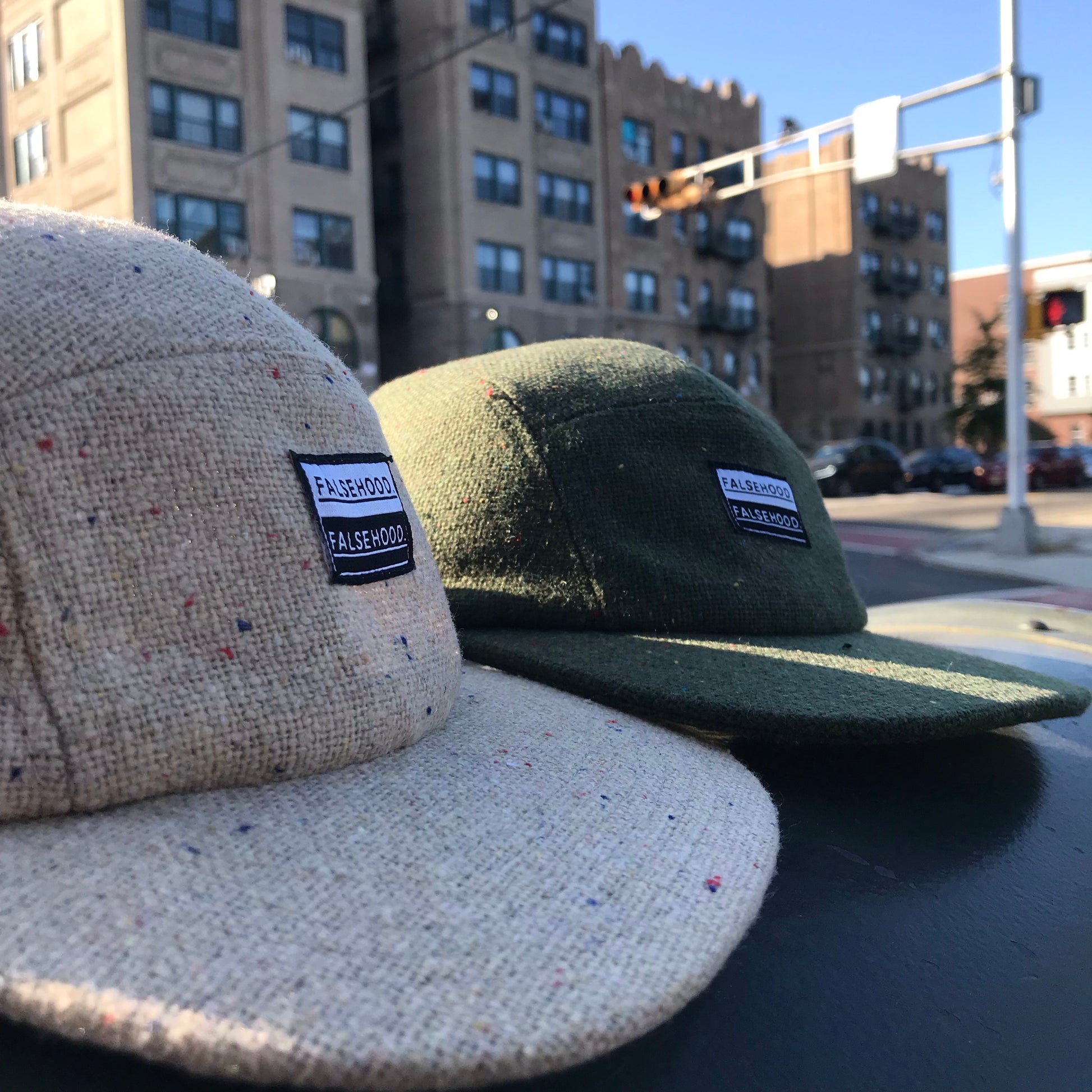 The Box Logo Wool Camper Cap - FALSEHOOD.