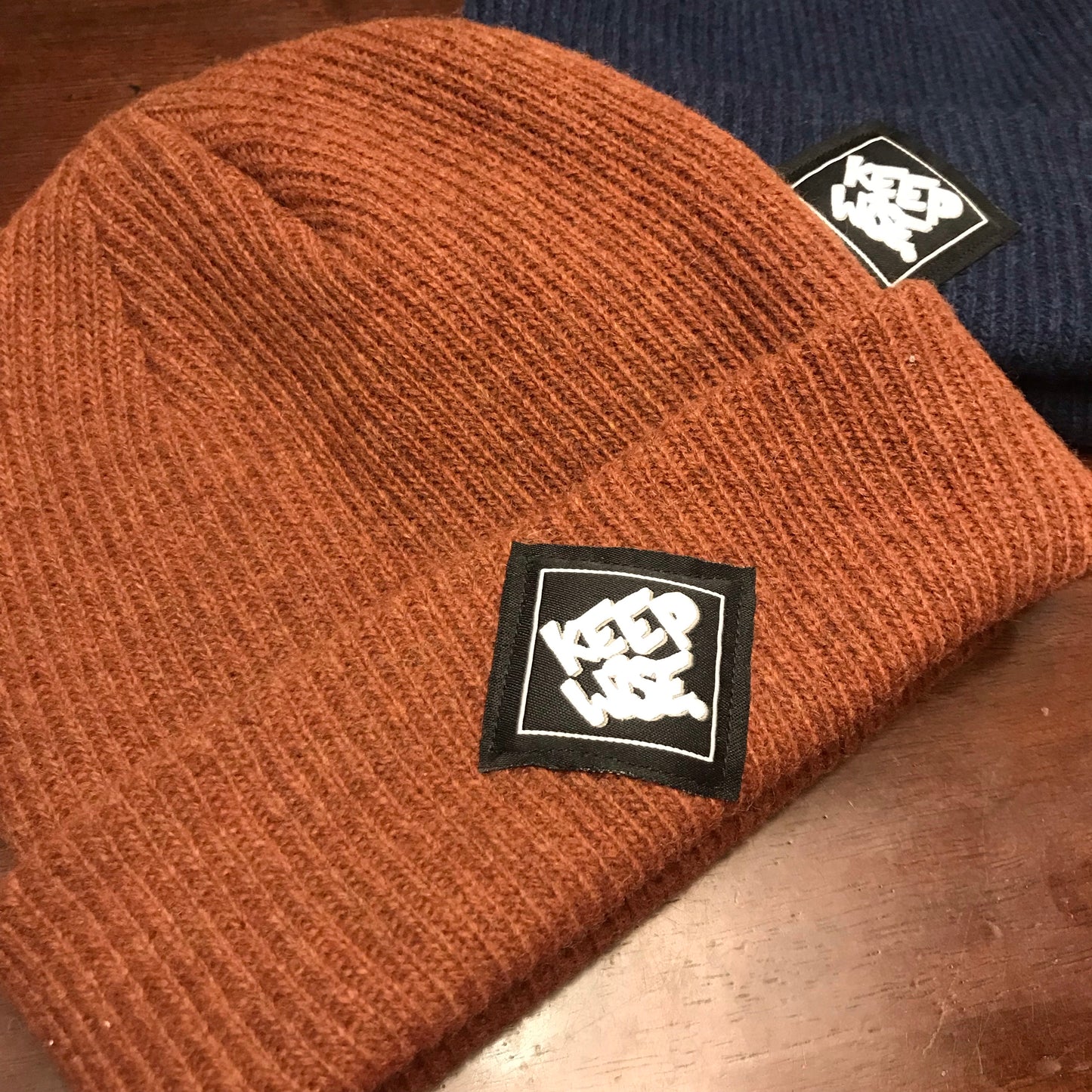 KEEP WISE. Merino Wool Beanie - FALSEHOOD.