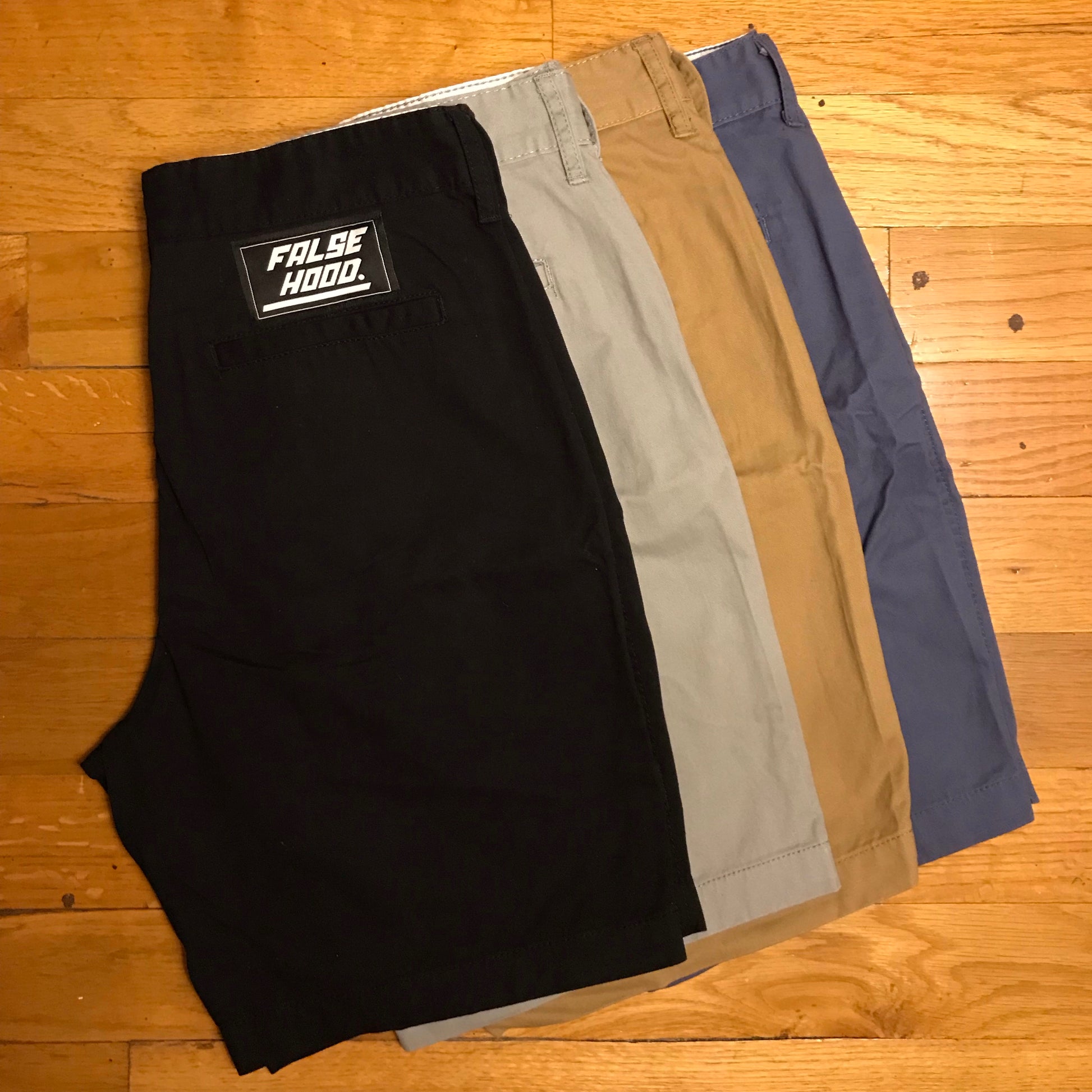 The Racer Logo Chino Shorts - FALSEHOOD.